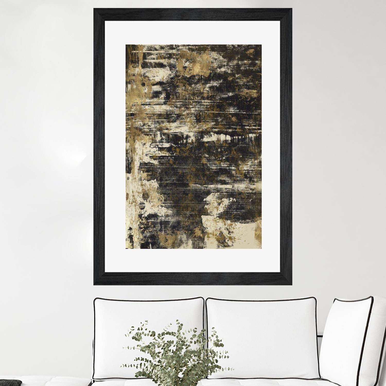 Slash I by PI Studio on GIANT ART - yellow abstract