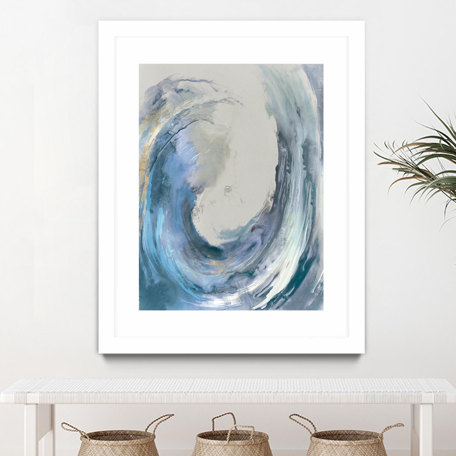 Water Collar by PI Studio on GIANT ART - gold abstract beach