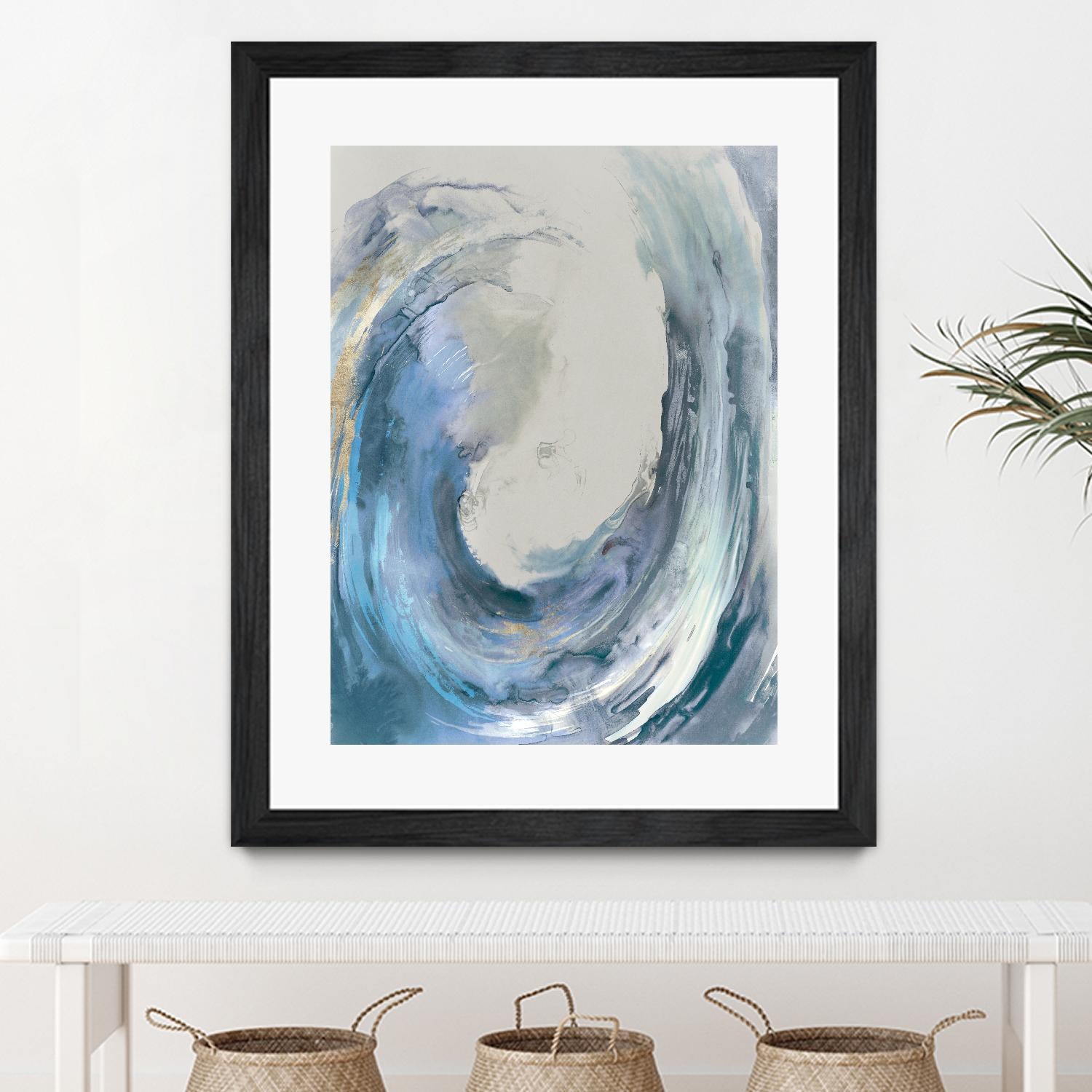 Water Collar by PI Studio on GIANT ART - gold abstract beach