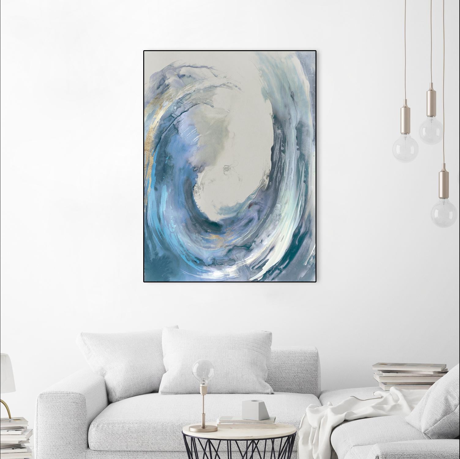 Water Collar by PI Studio on GIANT ART - gold abstract beach