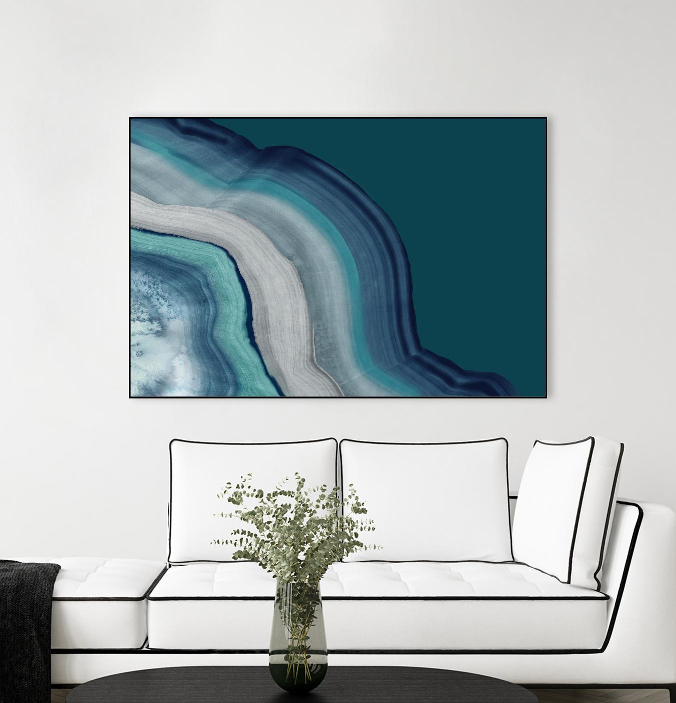 Agate Deep Blue Sea by PI Studio on GIANT ART - abstract