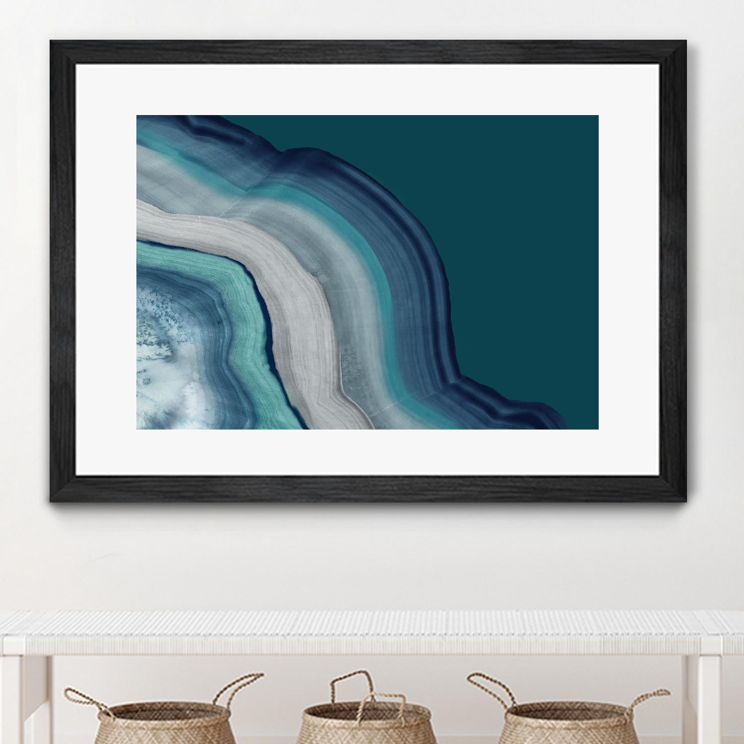 Agate Deep Blue Sea by PI Studio on GIANT ART - abstract
