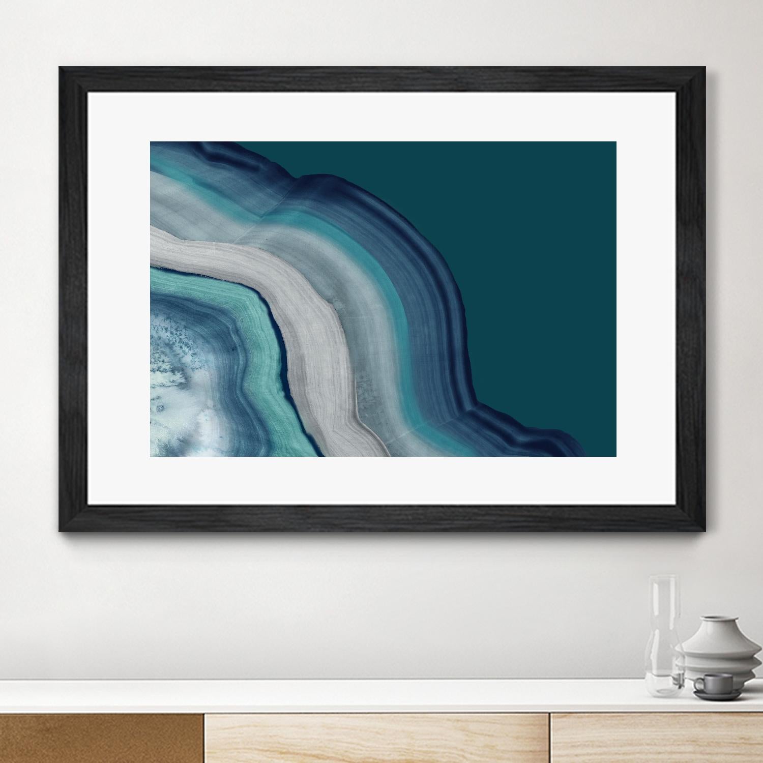 Agate Deep Blue Sea by PI Studio on GIANT ART - abstract