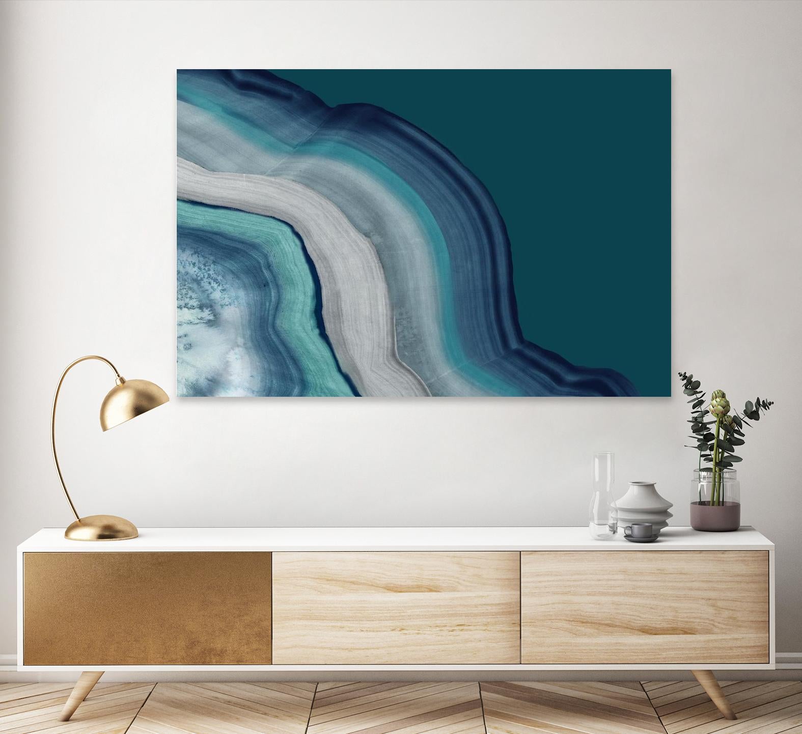 Agate Deep Blue Sea by PI Studio on GIANT ART - abstract