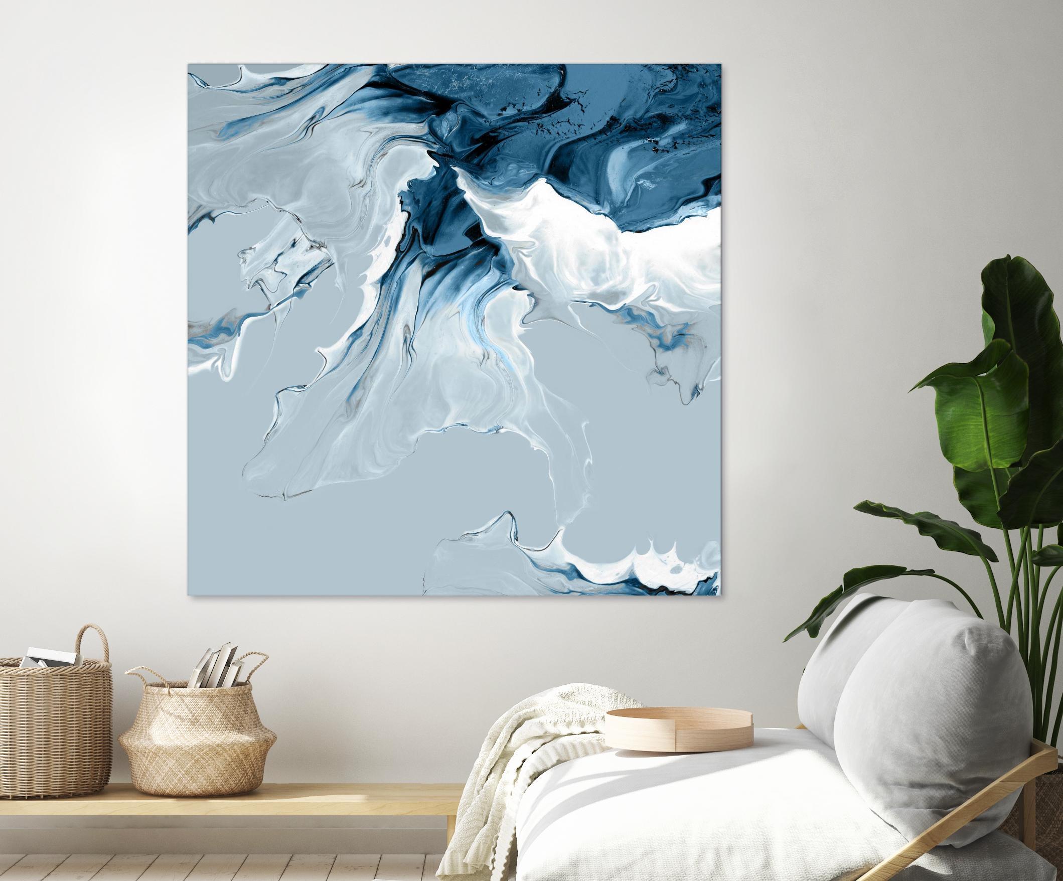 Azure Marble III by PI Studio on GIANT ART - abstract