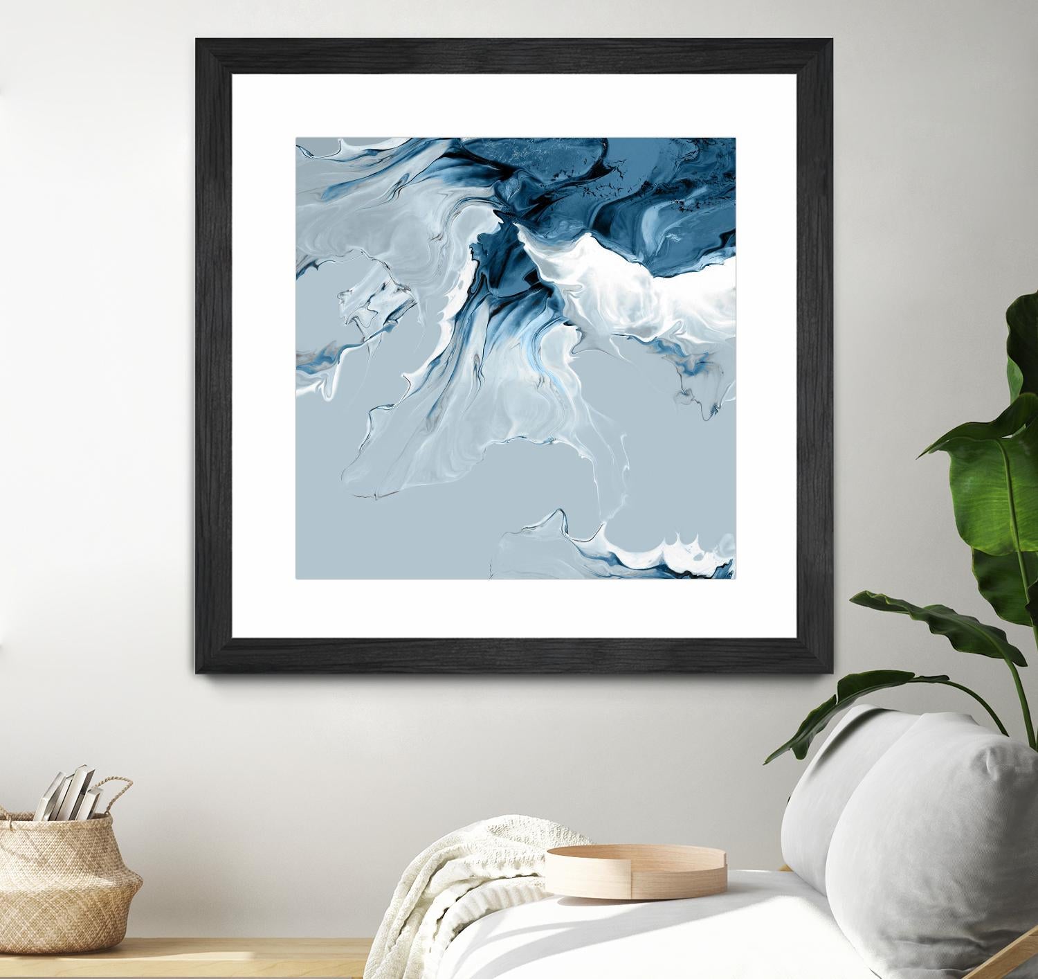 Azure Marble III by PI Studio on GIANT ART - abstract