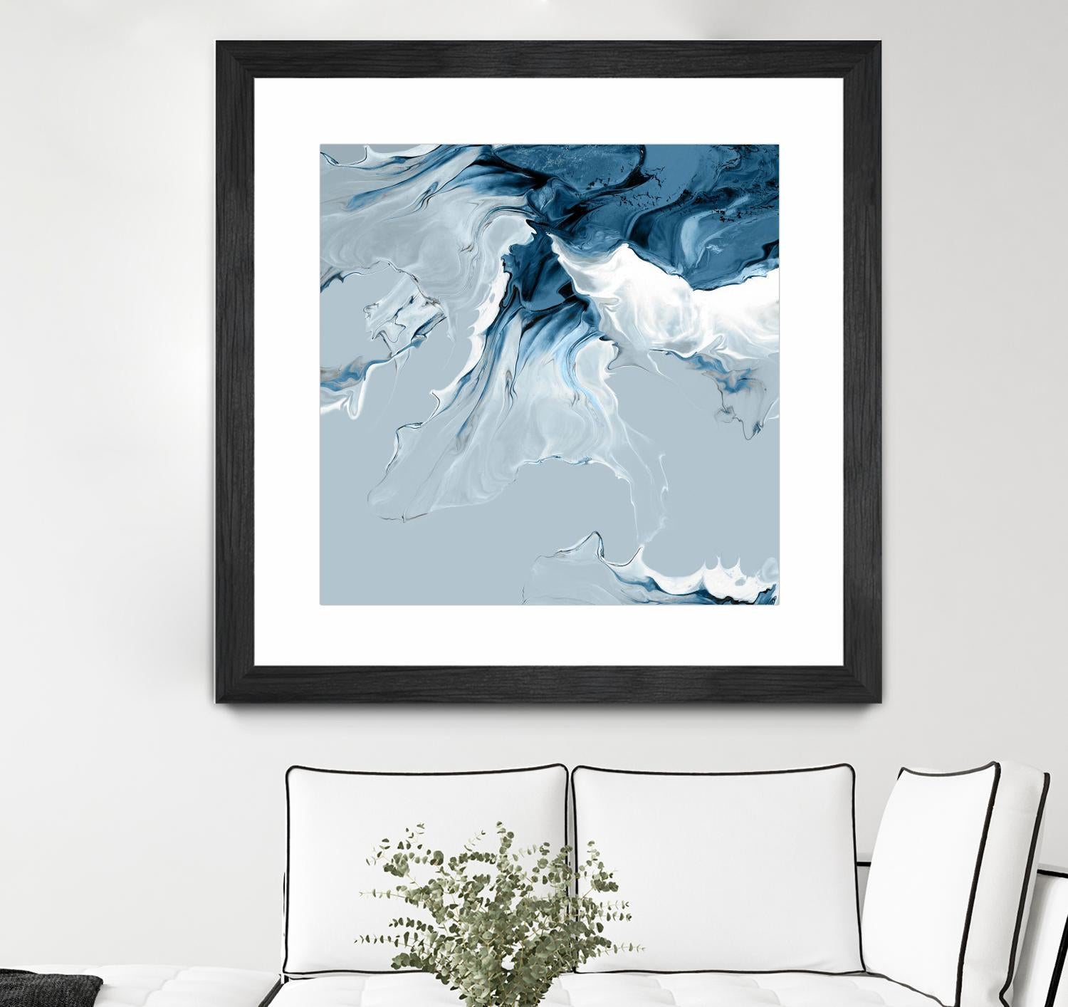 Azure Marble III by PI Studio on GIANT ART - abstract