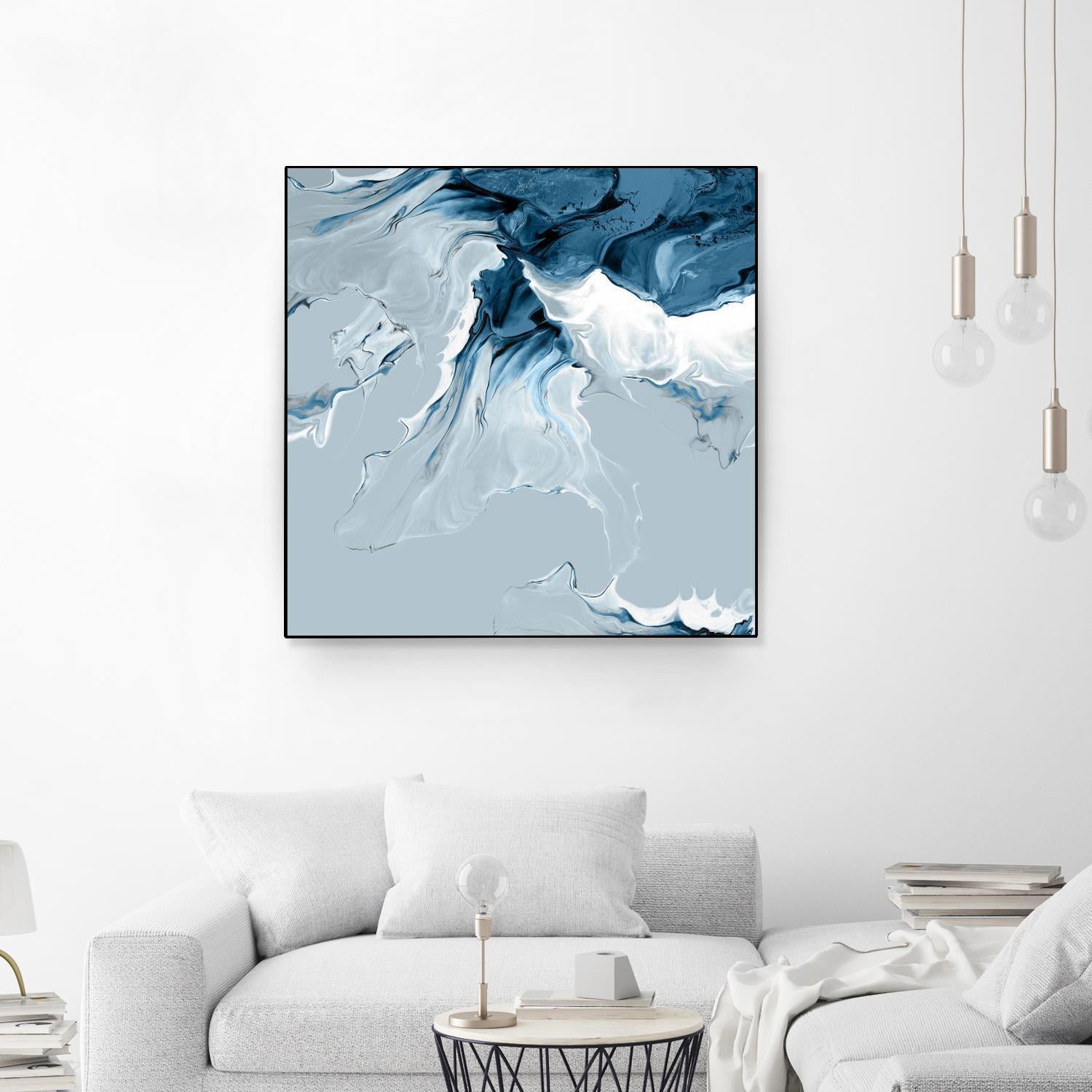 Azure Marble III by PI Studio on GIANT ART - abstract