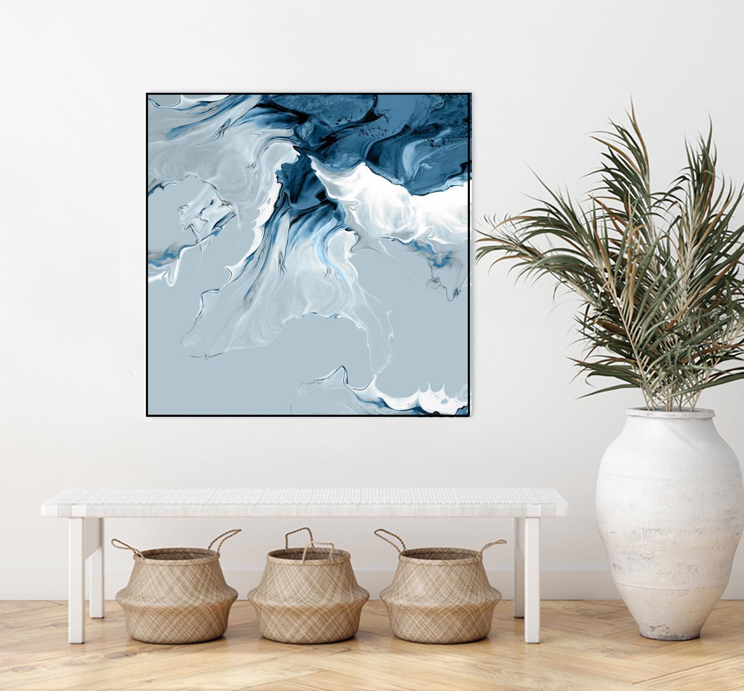 Azure Marble III by PI Studio on GIANT ART - abstract