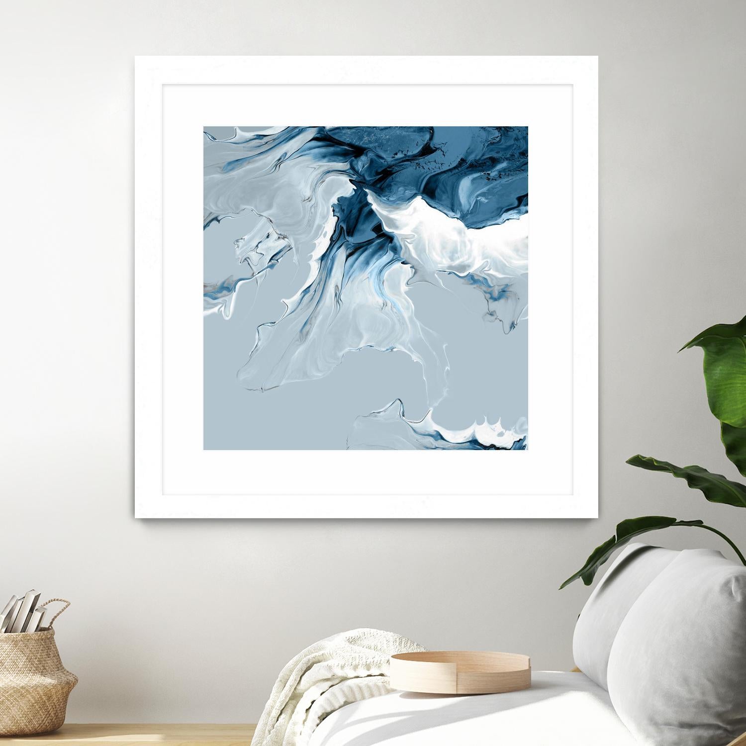 Azure Marble III by PI Studio on GIANT ART - abstract