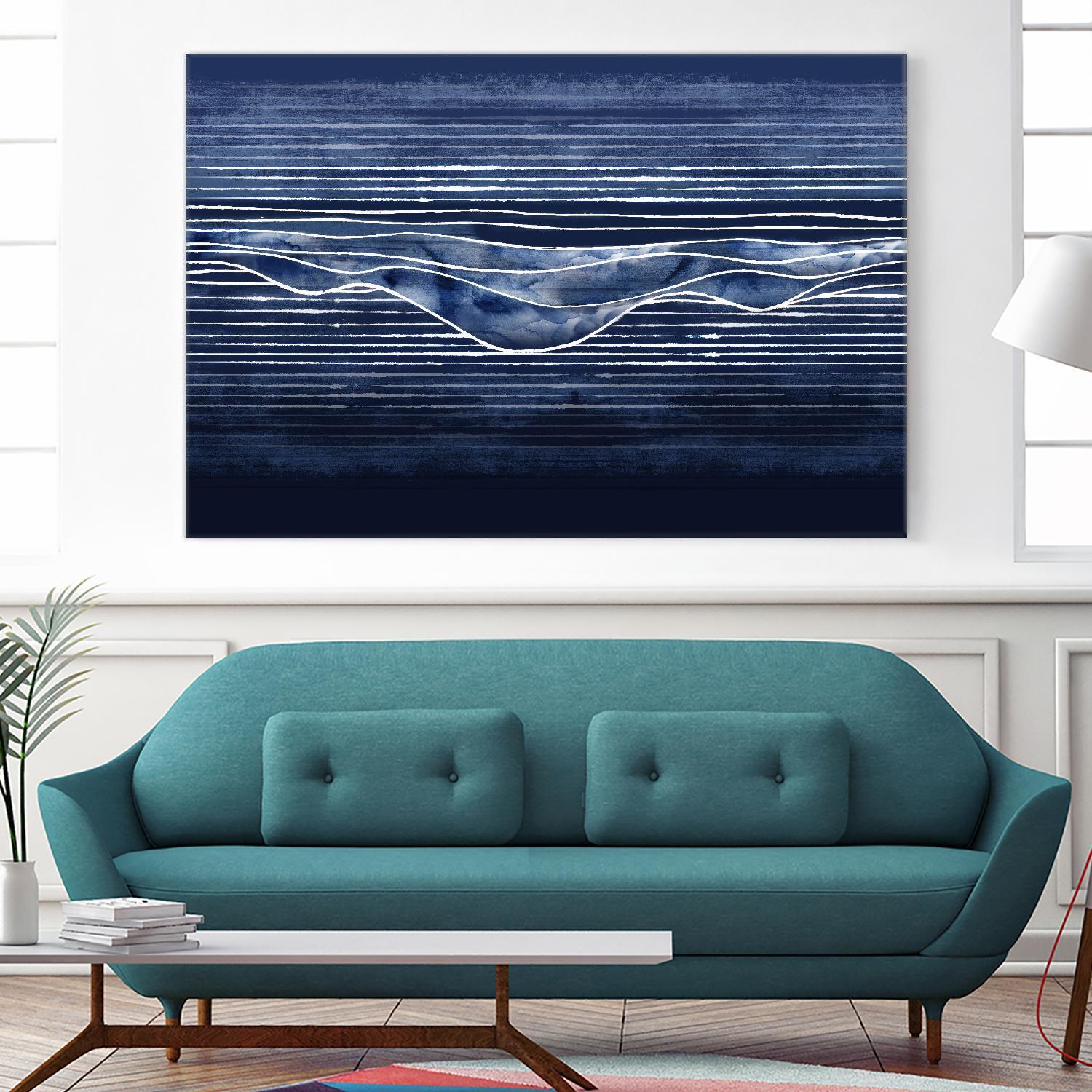 Beyond the Blue Hills by PI Studio on GIANT ART - abstract