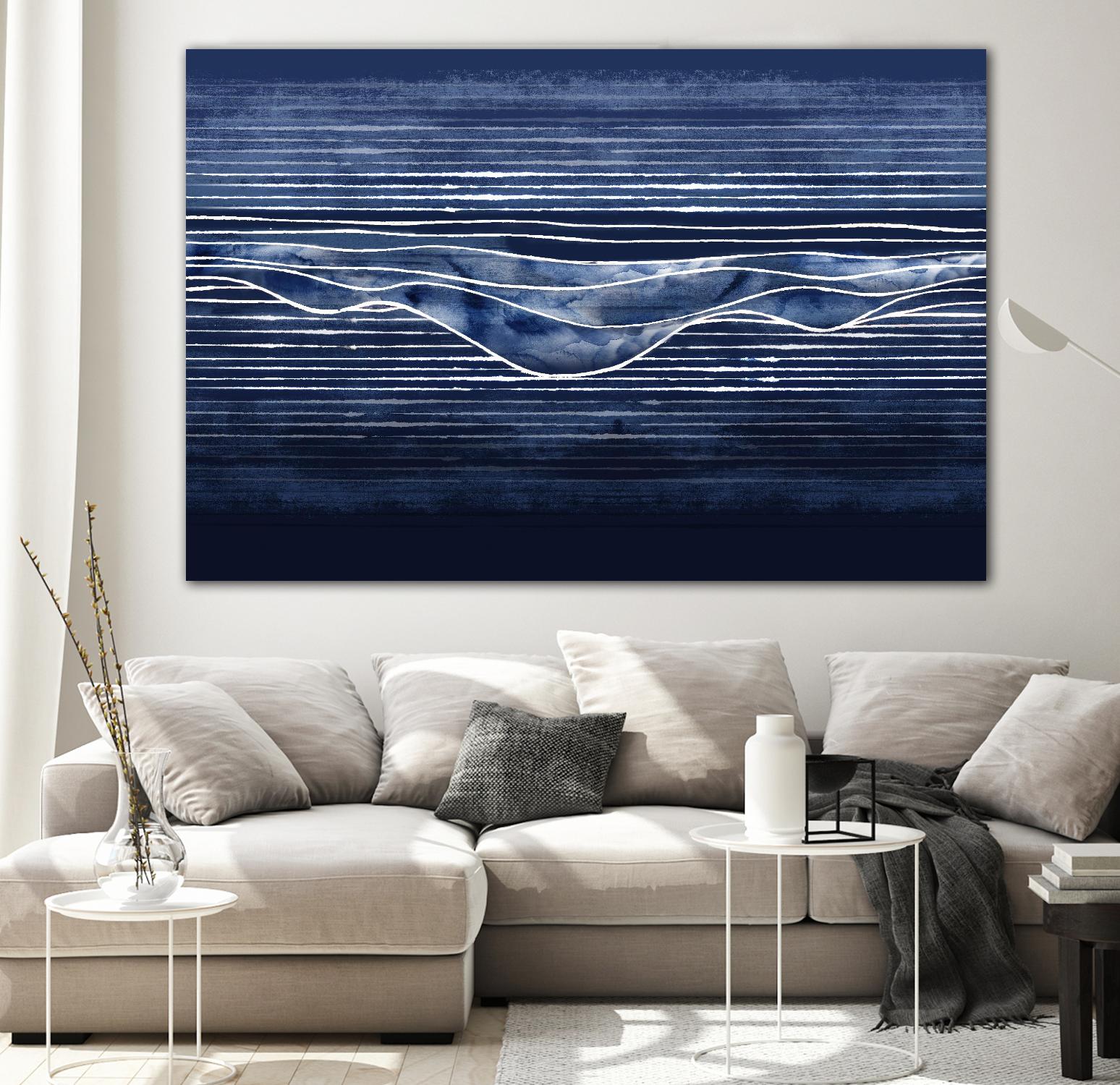 Beyond the Blue Hills by PI Studio on GIANT ART - abstract