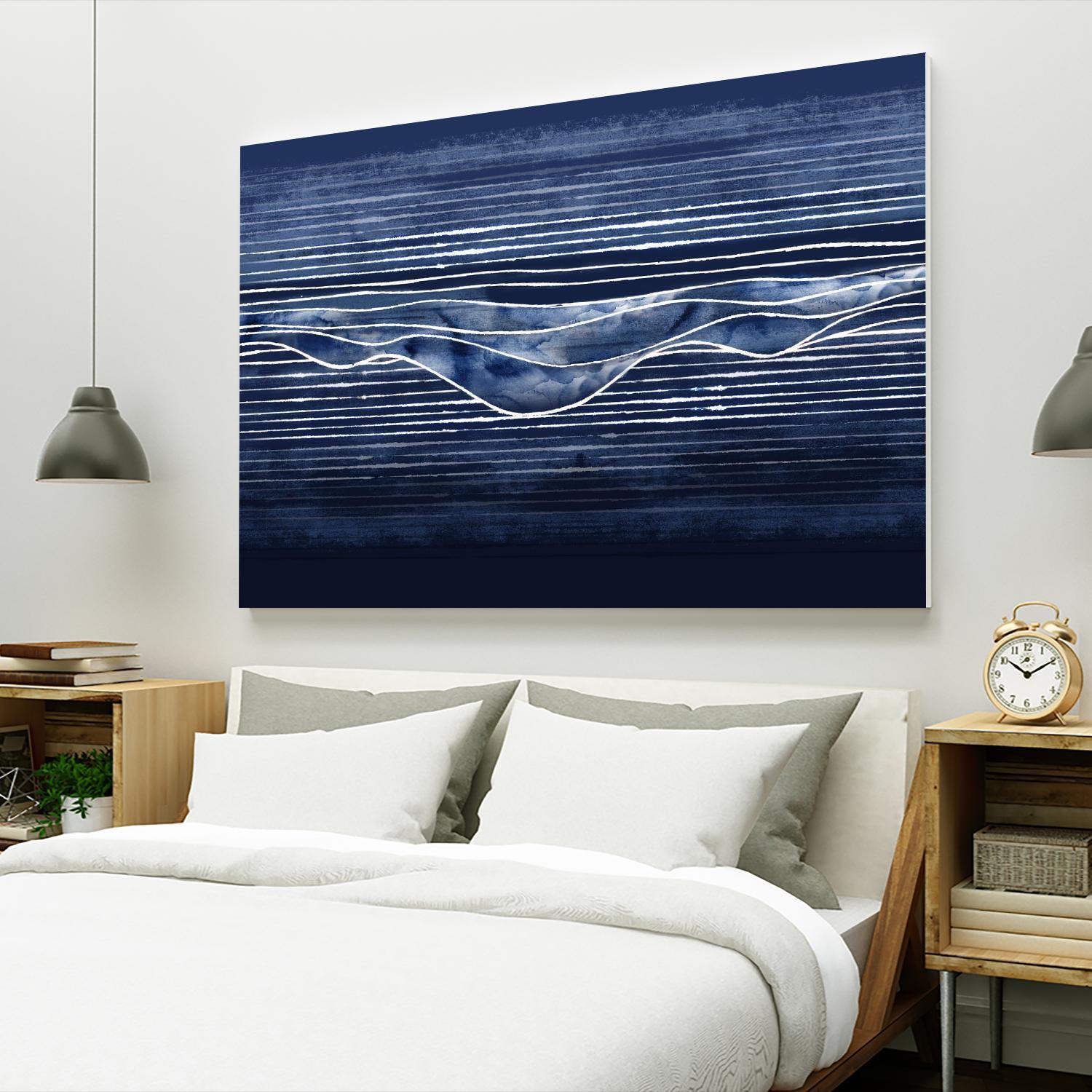 Beyond the Blue Hills by PI Studio on GIANT ART - abstract