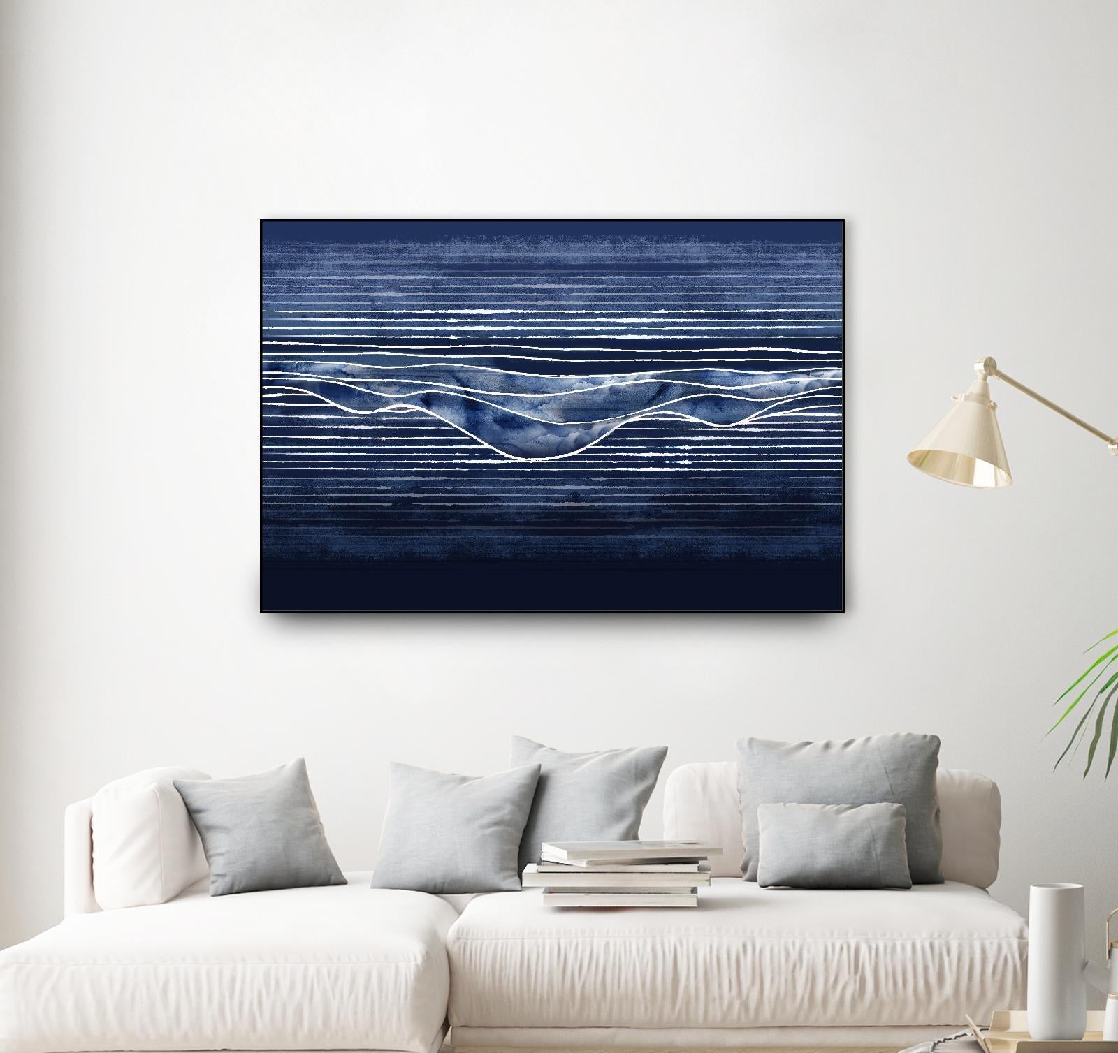 Beyond the Blue Hills by PI Studio on GIANT ART - abstract
