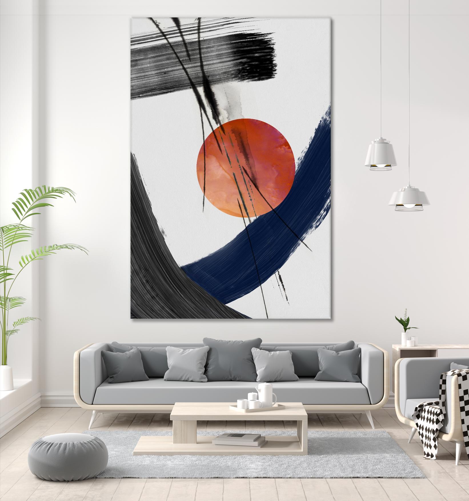 Red Sun Over Paradise I by PI Studio on GIANT ART - abstract