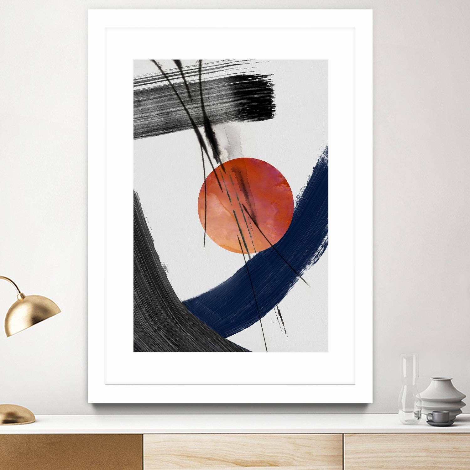 Red Sun Over Paradise I by PI Studio on GIANT ART - abstract