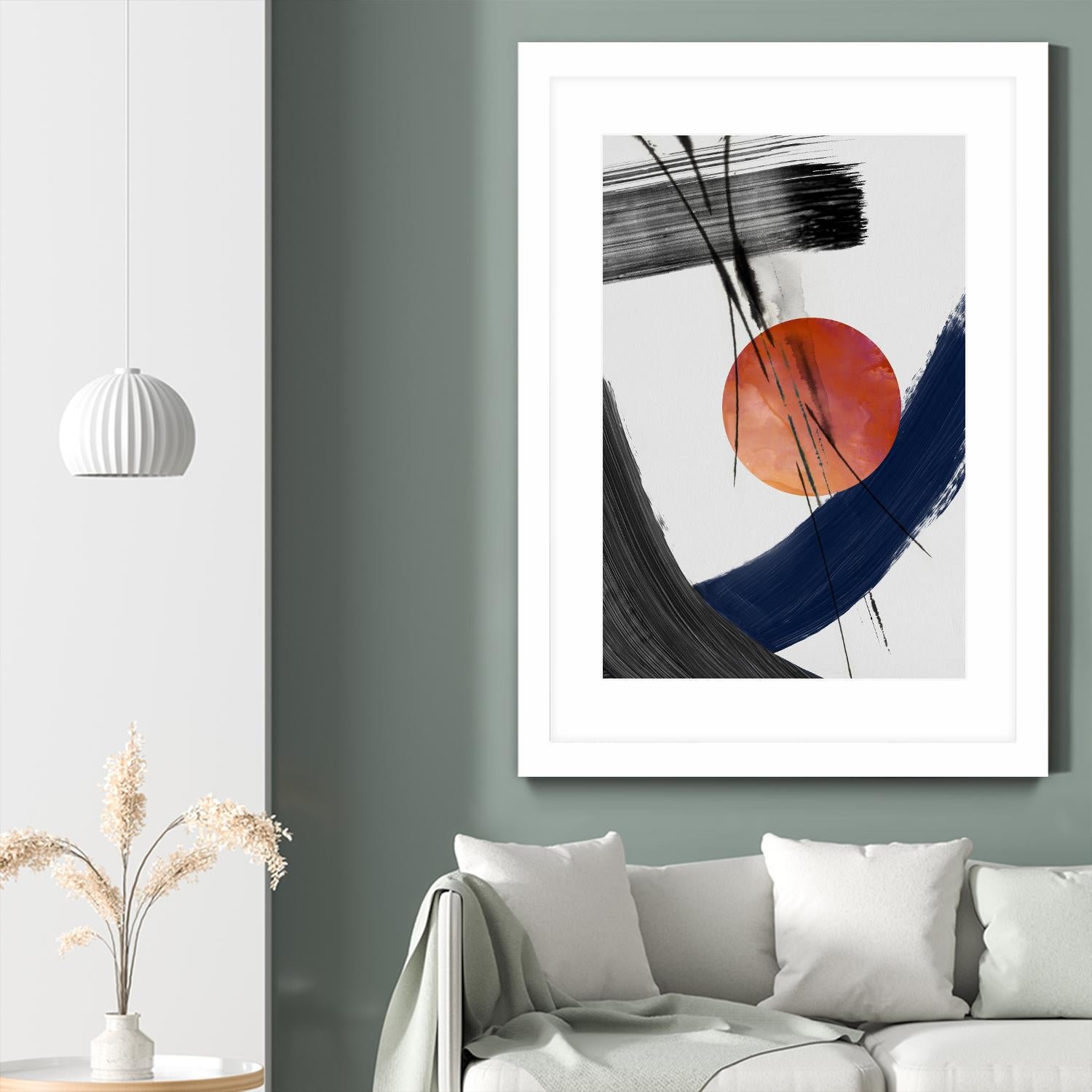 Red Sun Over Paradise I by PI Studio on GIANT ART - abstract