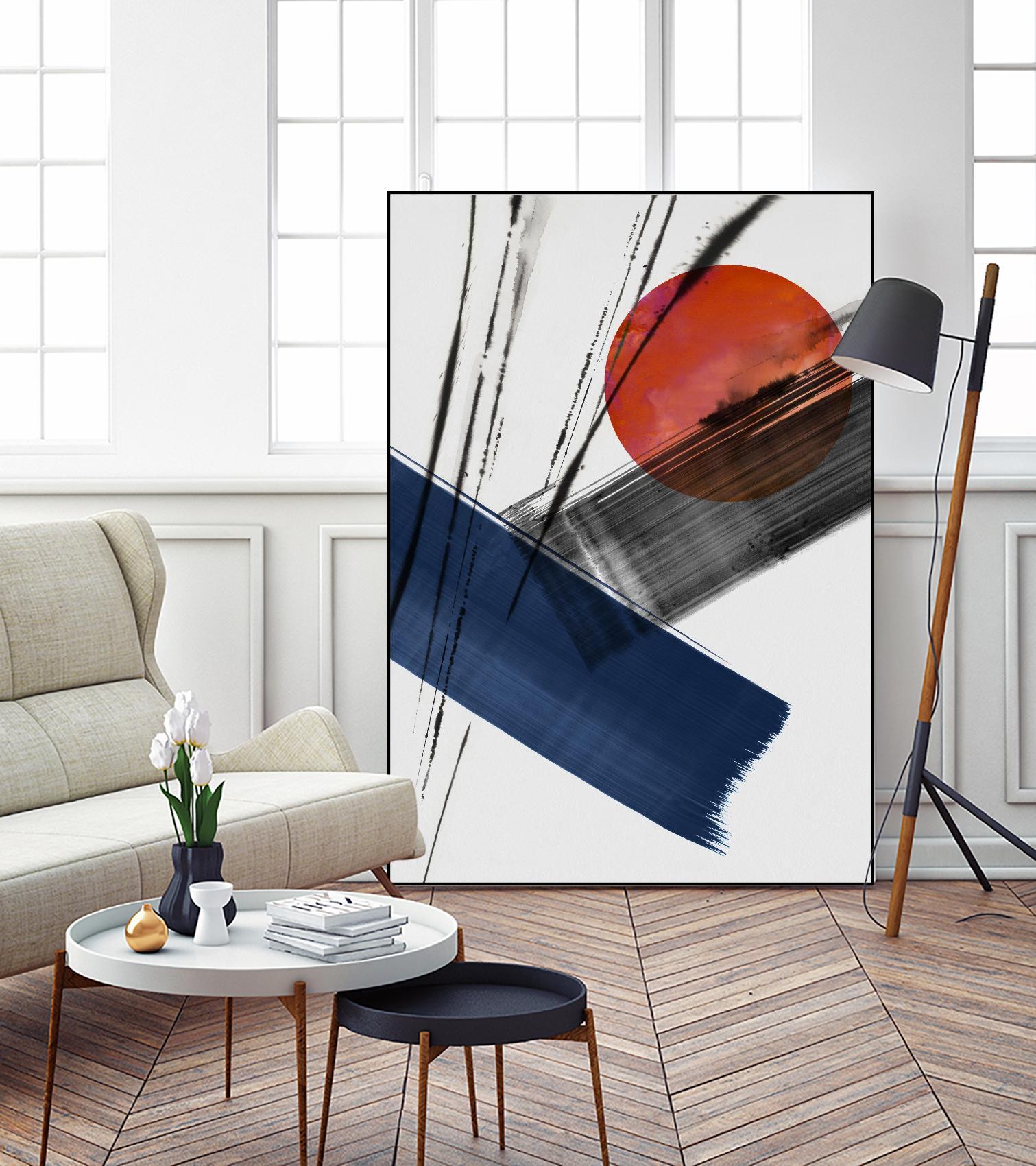 Red Sun Over Paradise II by PI Studio on GIANT ART - abstract