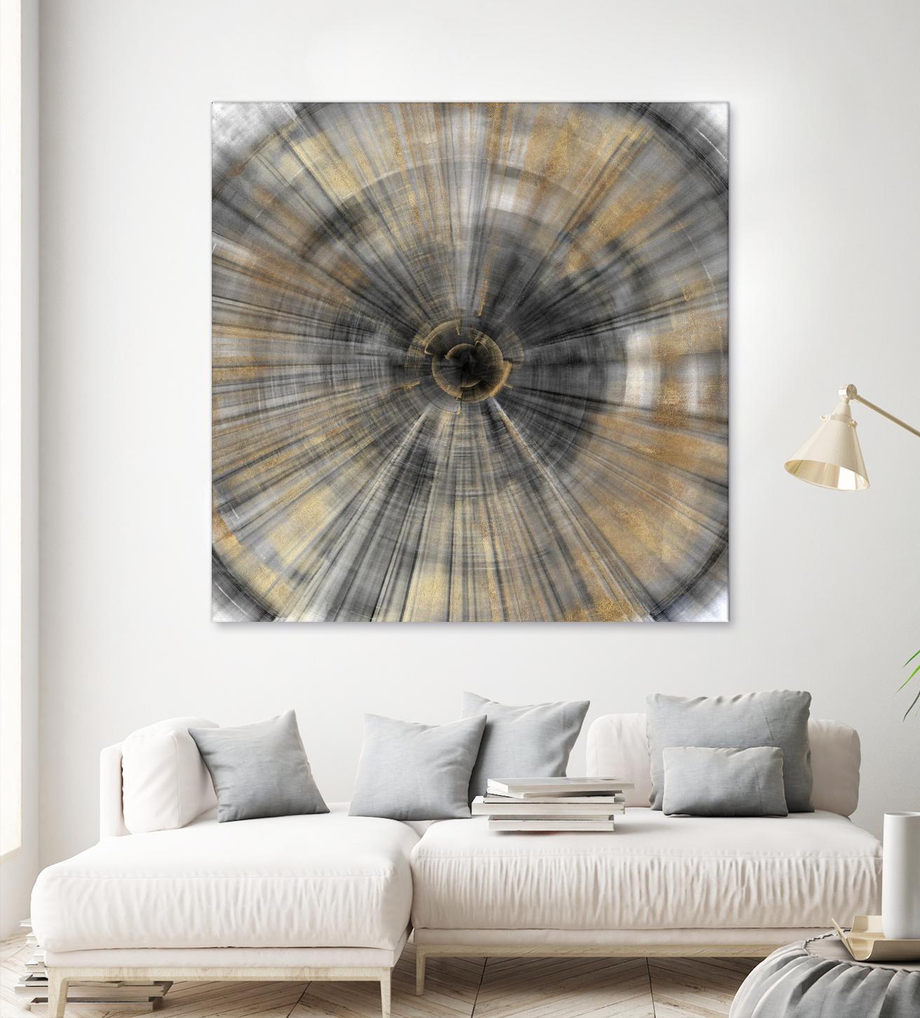 Golden Rays by PI Studio on GIANT ART - abstract