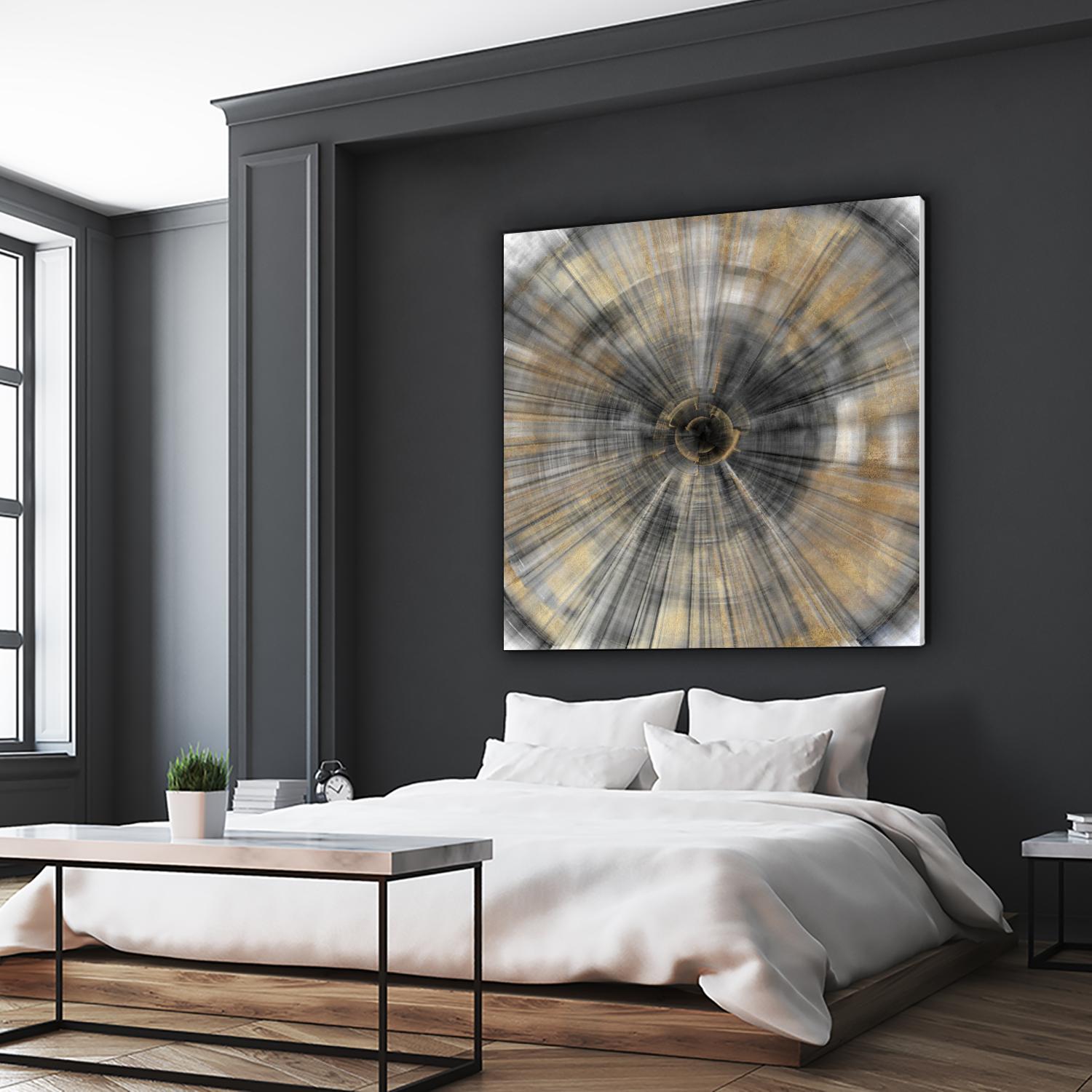 Golden Rays by PI Studio on GIANT ART - abstract