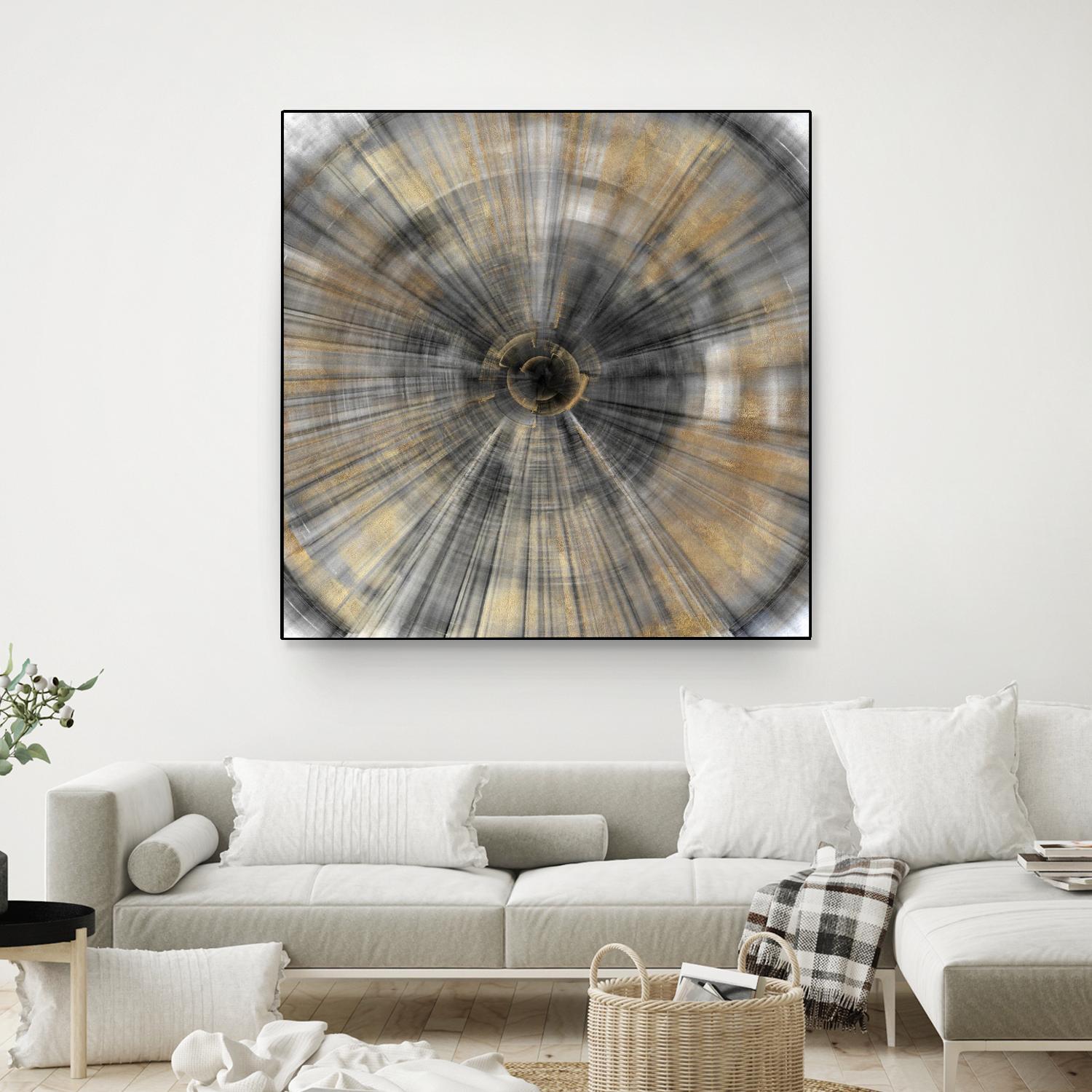 Golden Rays by PI Studio on GIANT ART - abstract