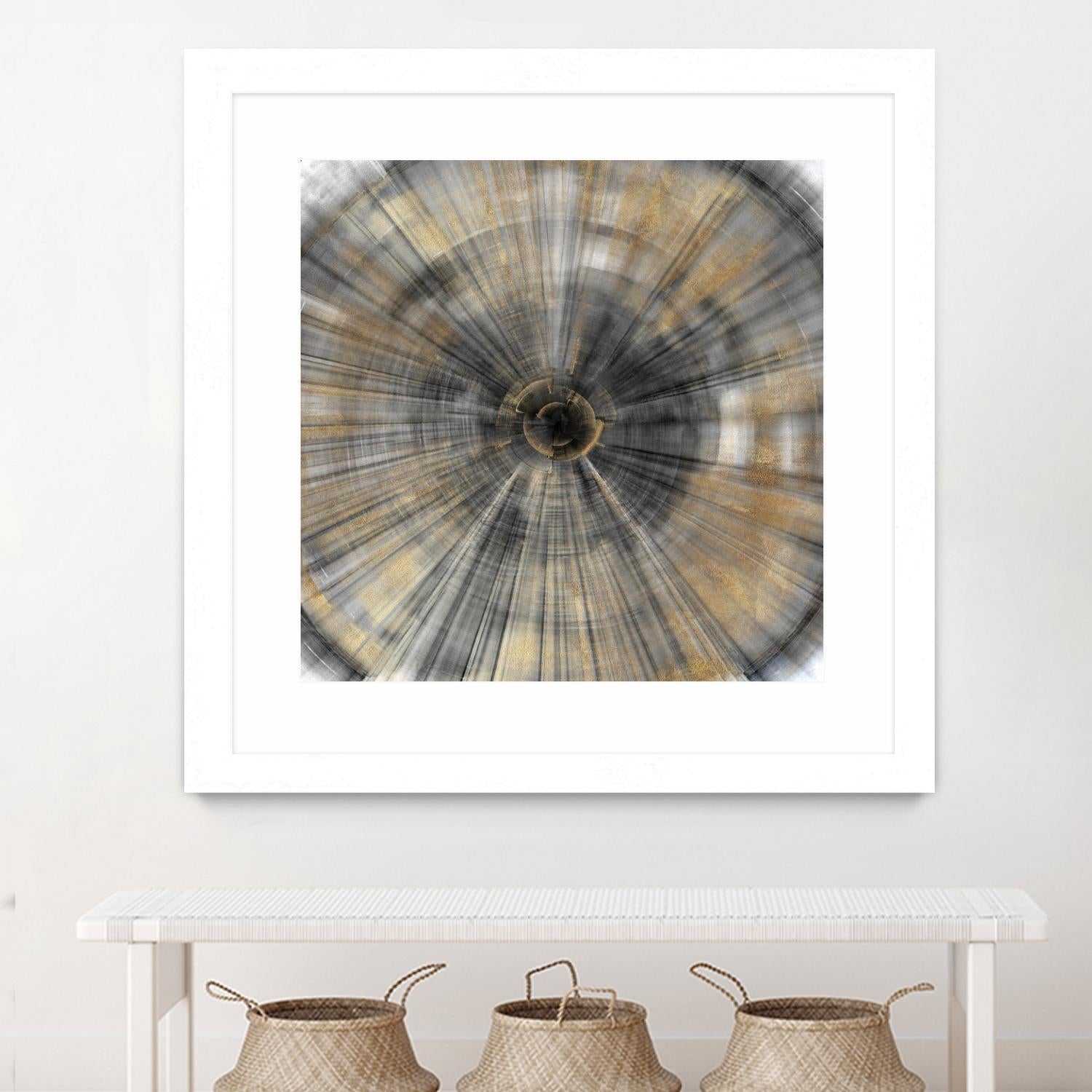 Golden Rays by PI Studio on GIANT ART - abstract