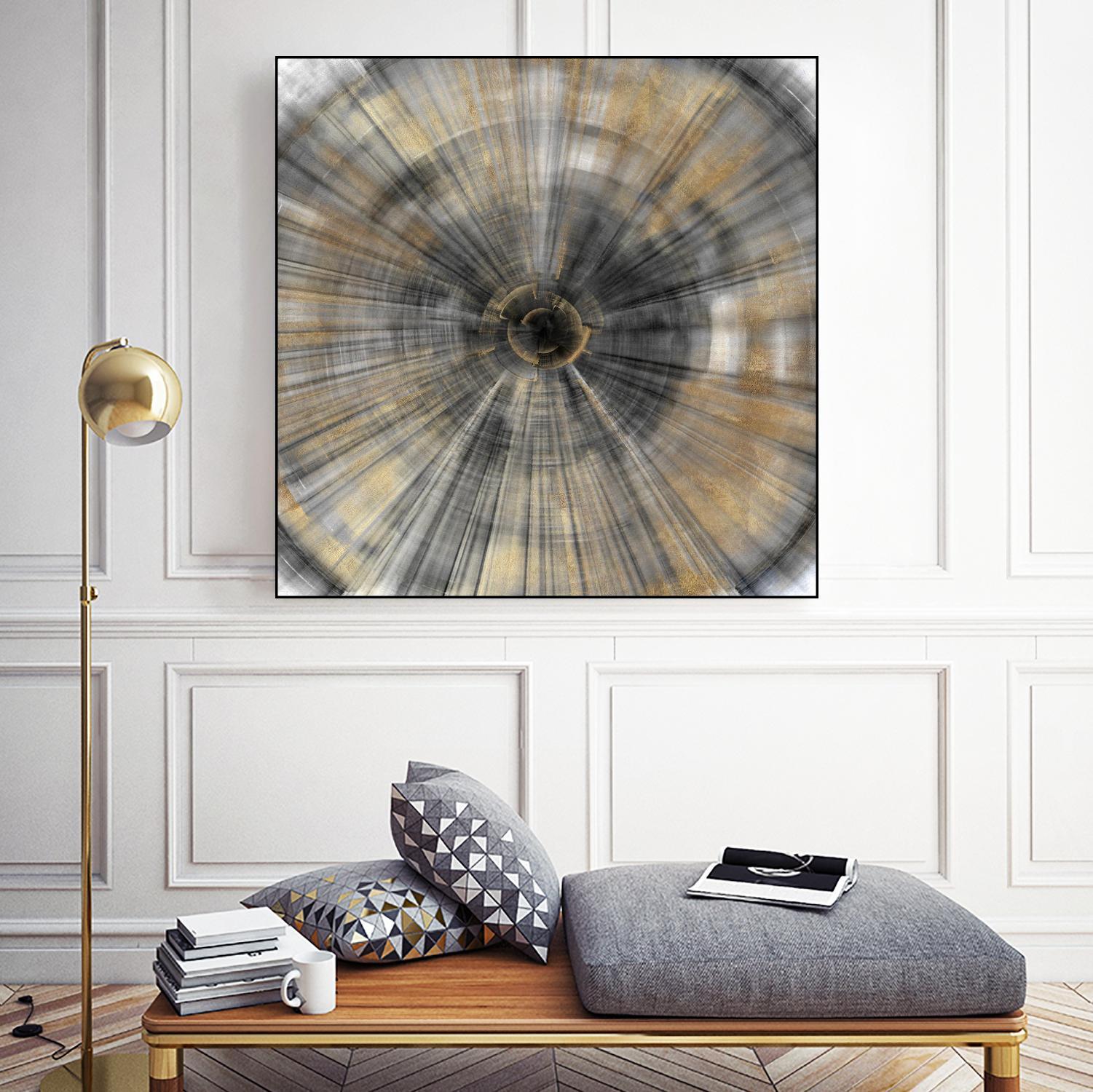 Golden Rays by PI Studio on GIANT ART - abstract