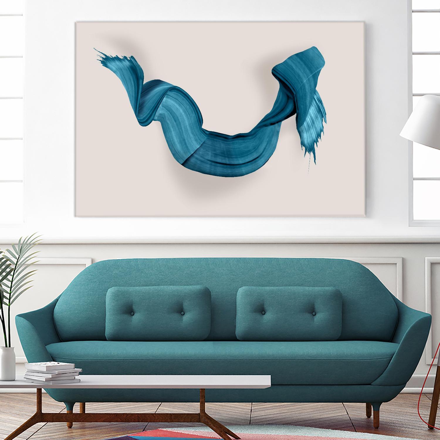 Azures Stroke by PI Studio on GIANT ART - abstract