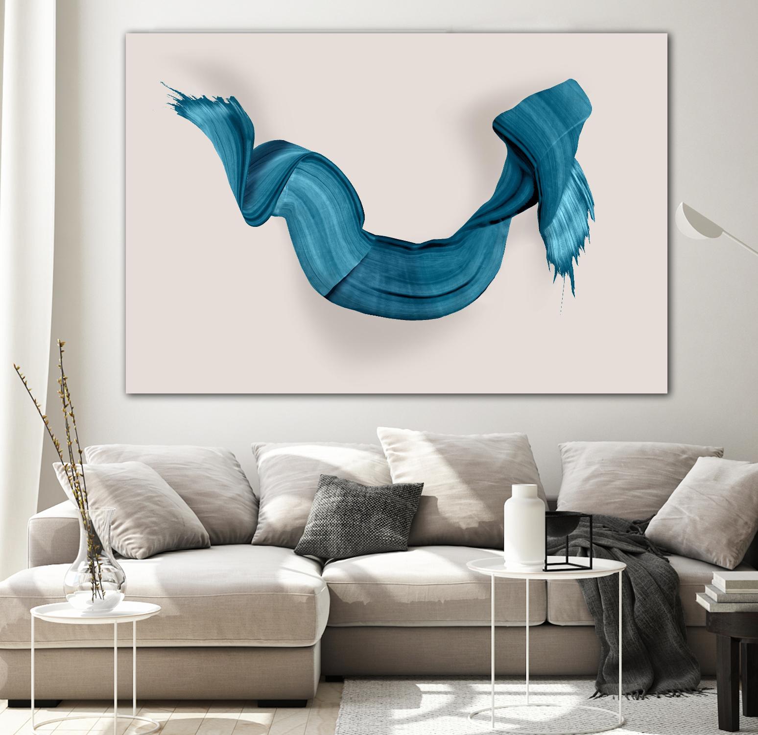 Azures Stroke by PI Studio on GIANT ART - abstract