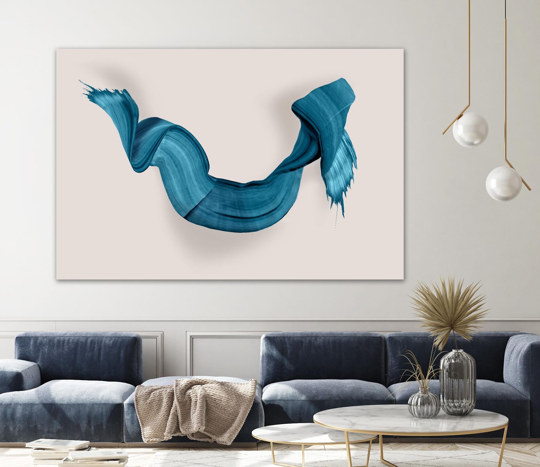 Azures Stroke by PI Studio on GIANT ART - abstract