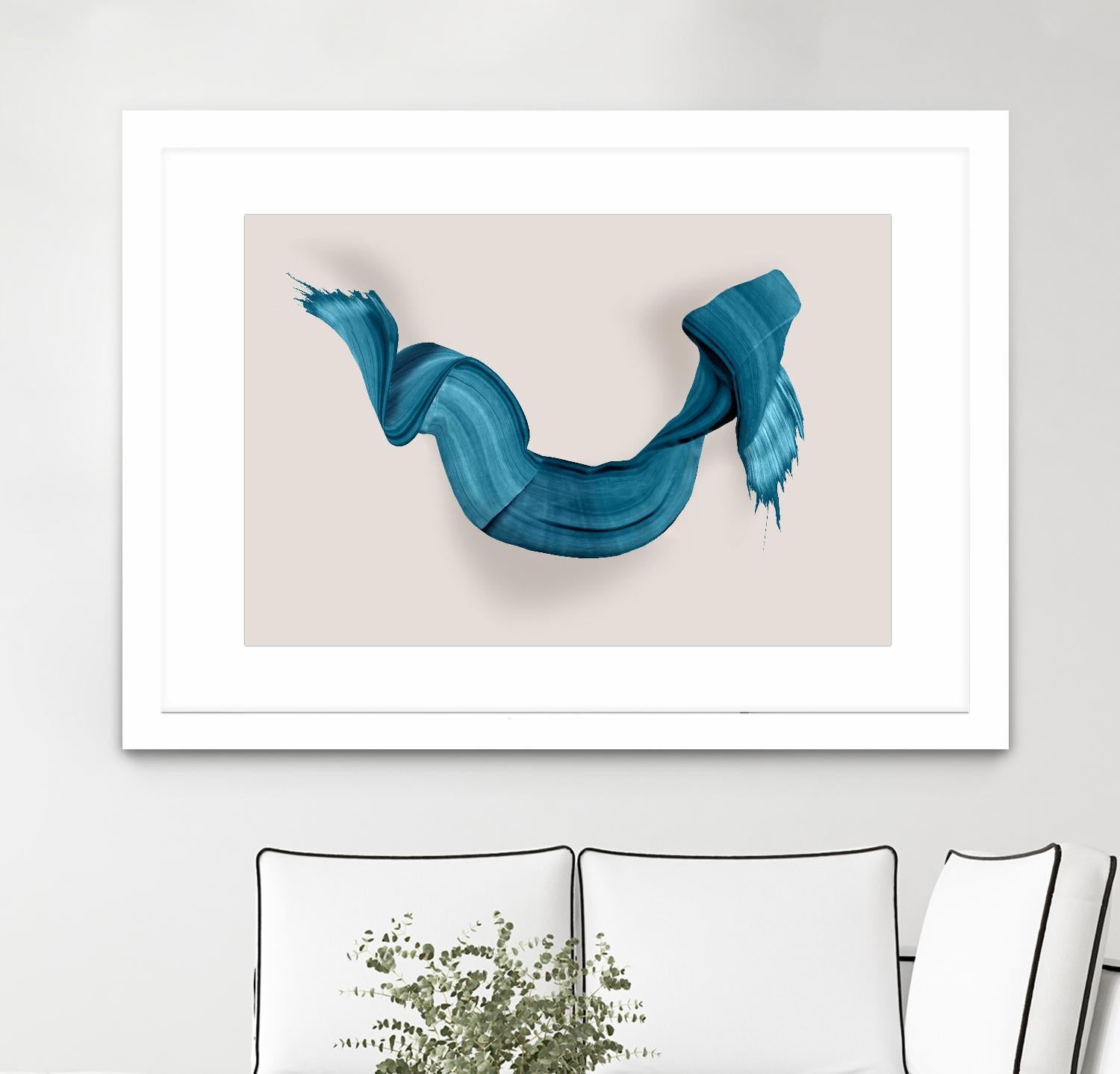 Azures Stroke by PI Studio on GIANT ART - abstract