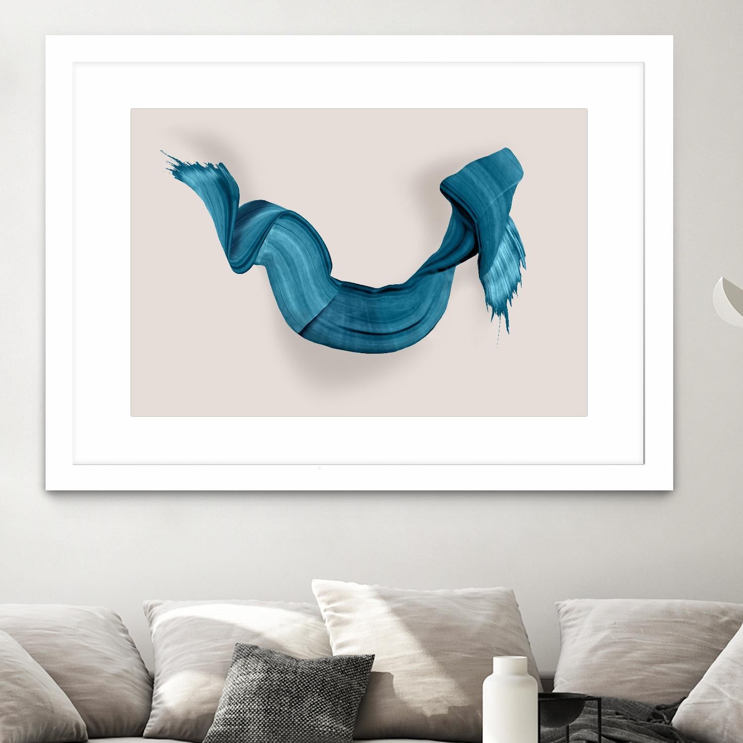 Azures Stroke by PI Studio on GIANT ART - abstract