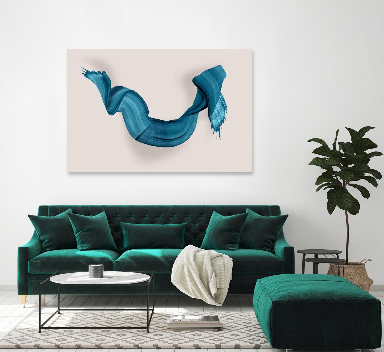 Azures Stroke by PI Studio on GIANT ART - abstract