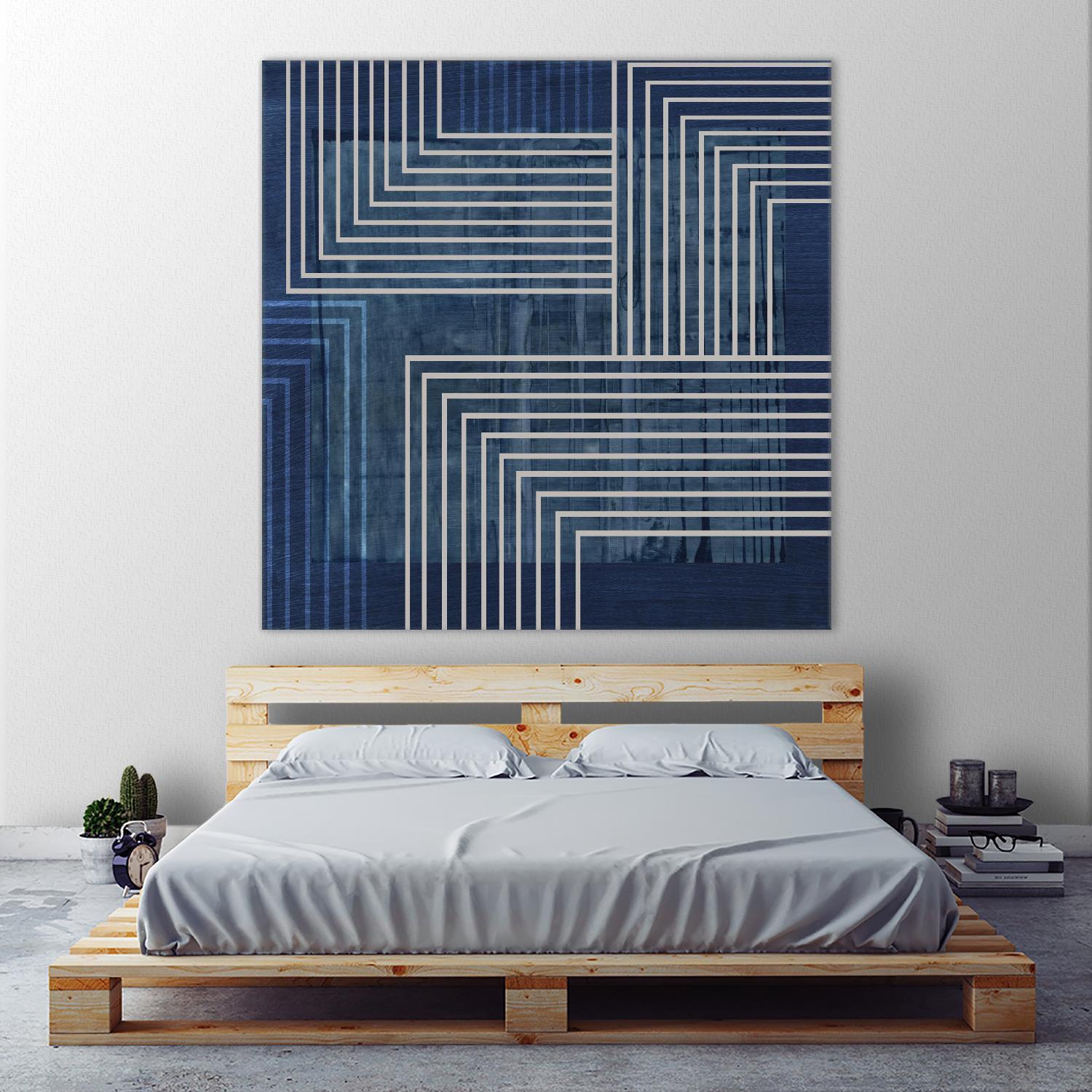 Beneath the Dark Blue Waves II by PI Studio on GIANT ART - abstract