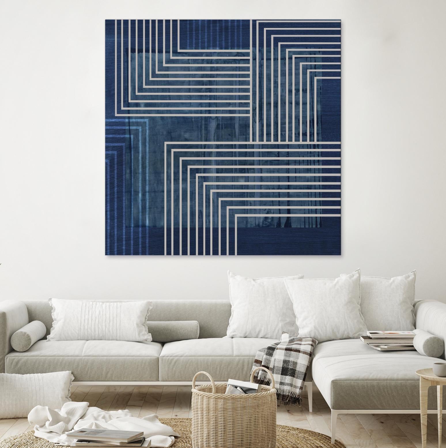 Beneath the Dark Blue Waves II by PI Studio on GIANT ART - abstract