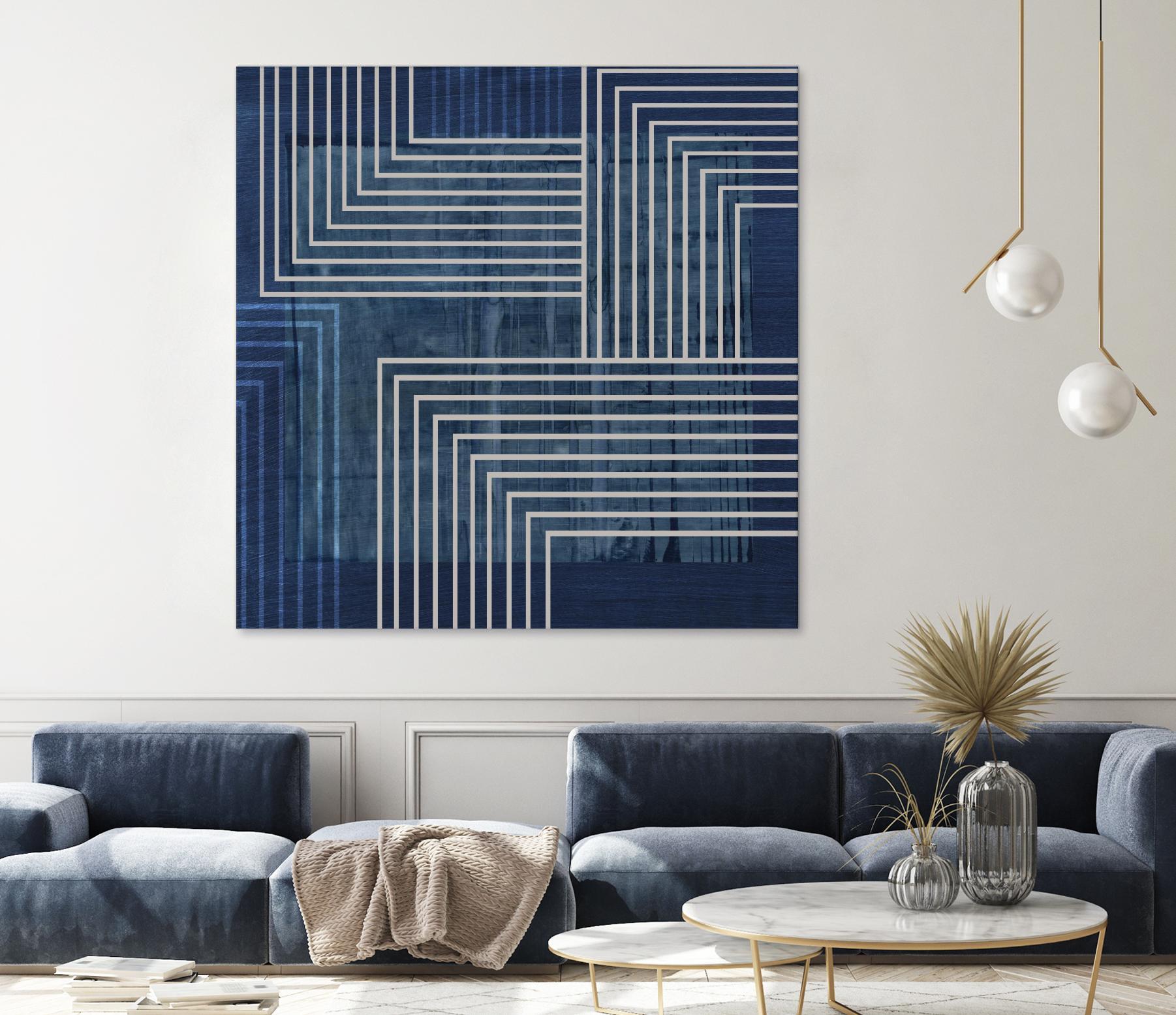 Beneath the Dark Blue Waves II by PI Studio on GIANT ART - abstract