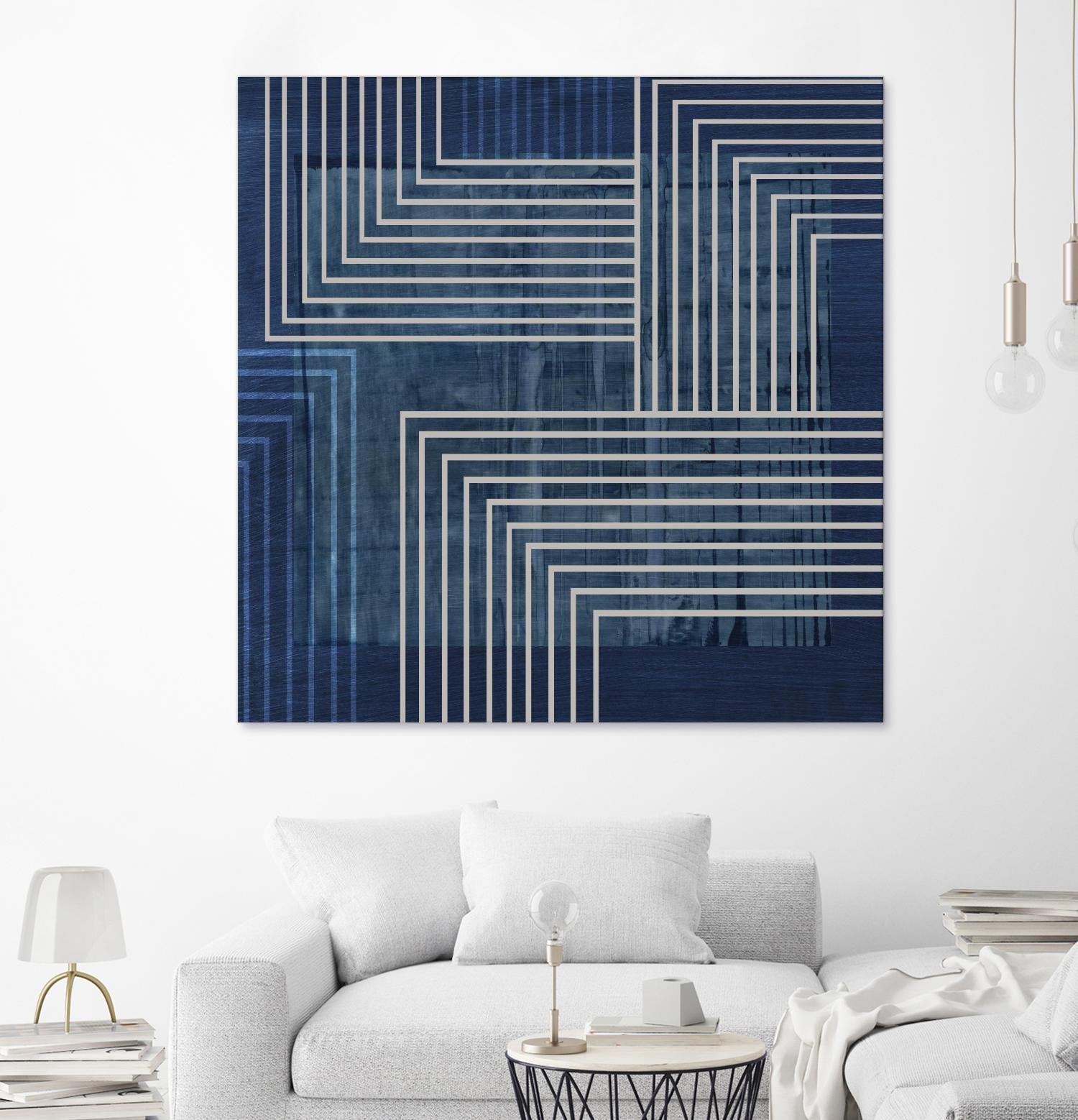 Beneath the Dark Blue Waves II by PI Studio on GIANT ART - abstract