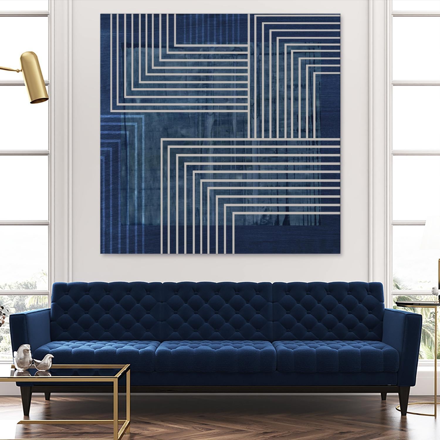 Beneath the Dark Blue Waves II by PI Studio on GIANT ART - abstract