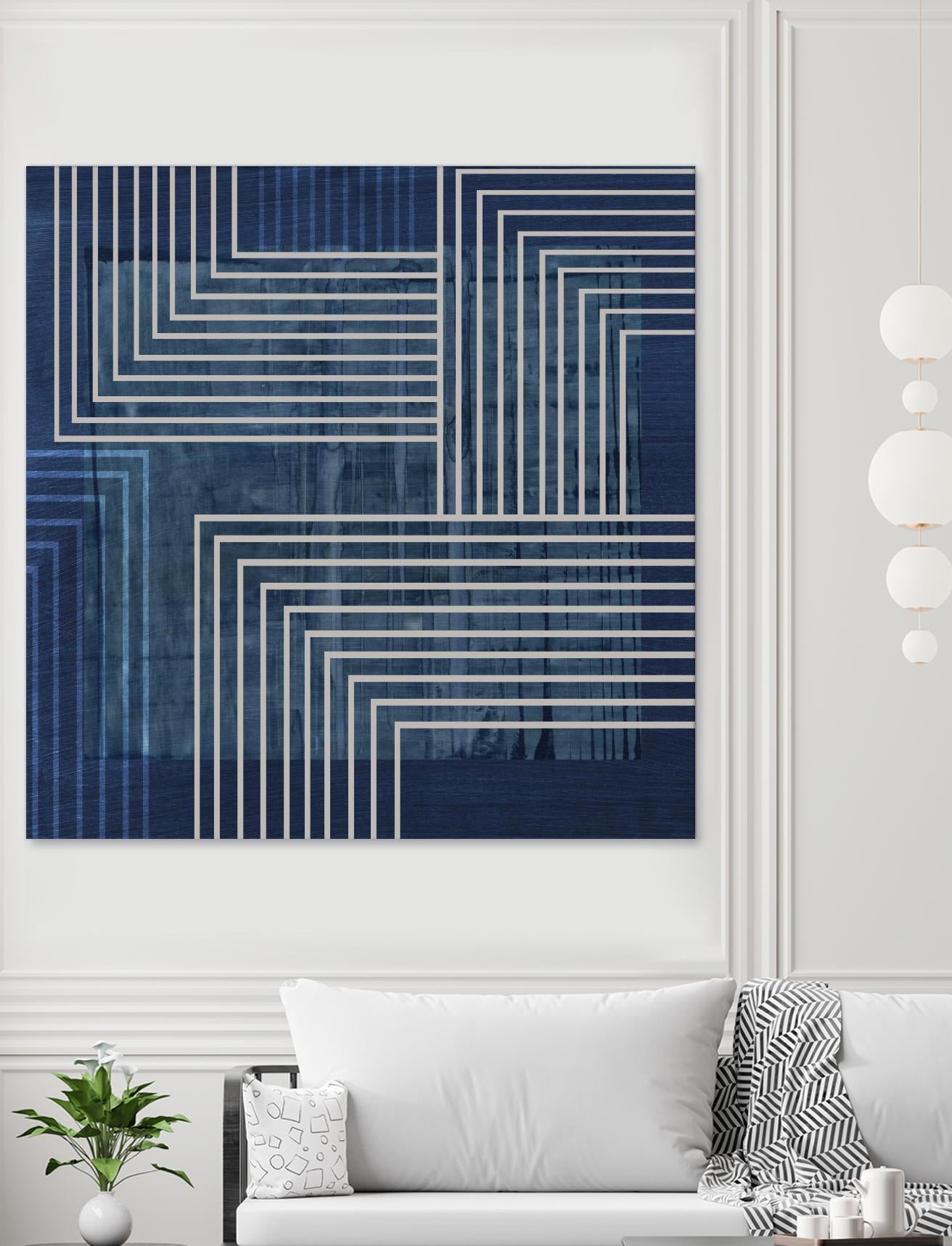 Beneath the Dark Blue Waves II by PI Studio on GIANT ART - abstract