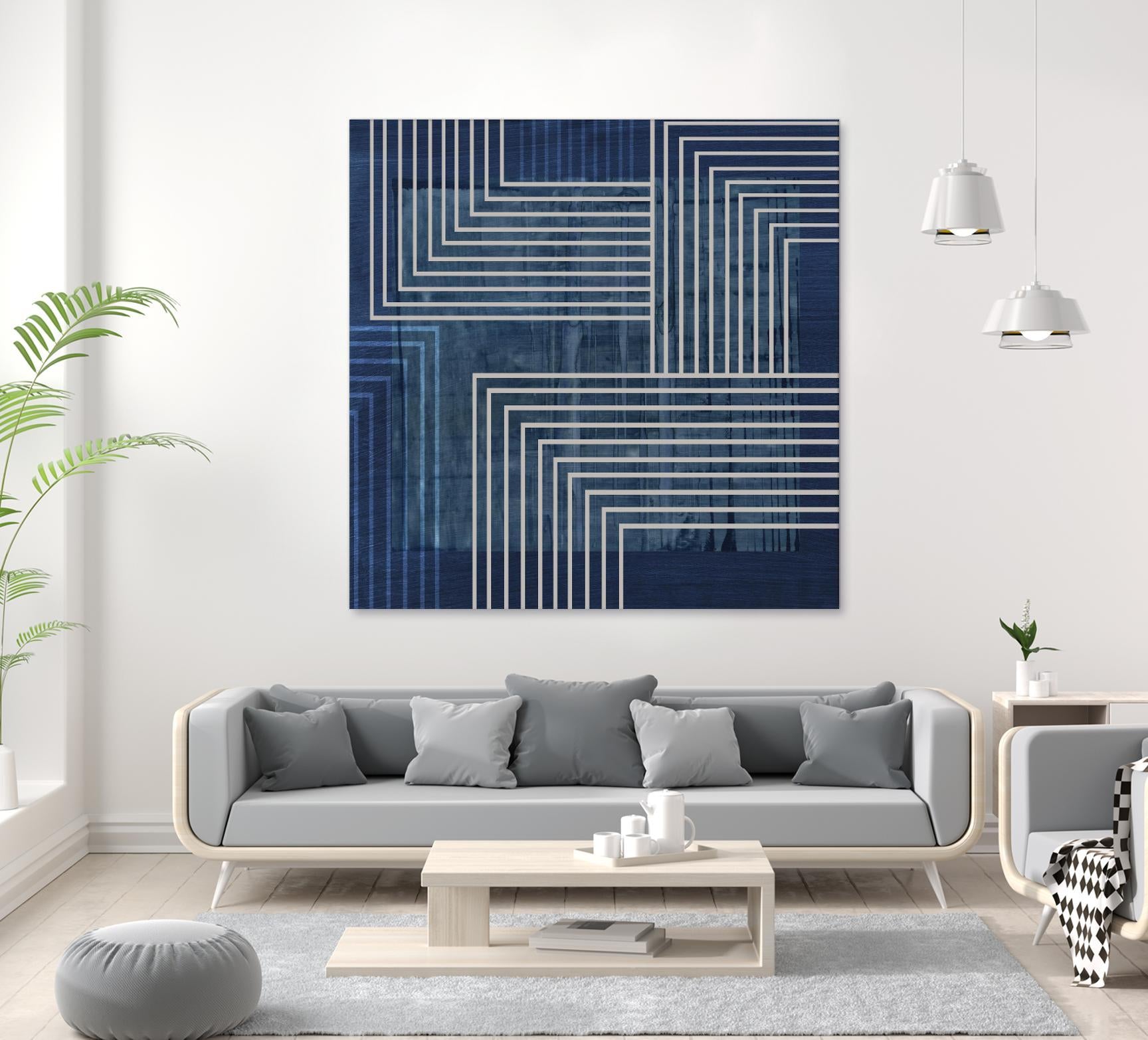 Beneath the Dark Blue Waves II by PI Studio on GIANT ART - abstract