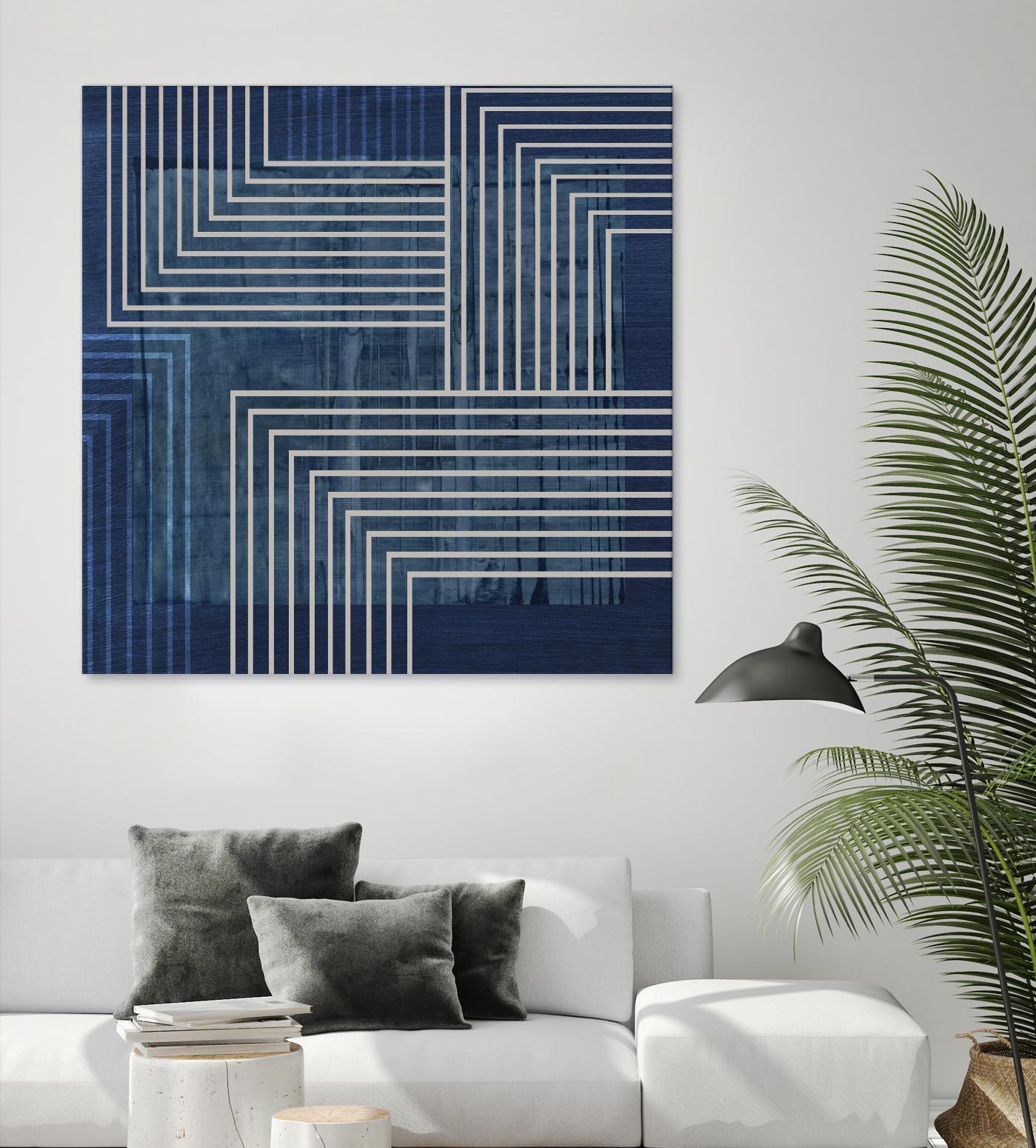 Beneath the Dark Blue Waves II by PI Studio on GIANT ART - abstract