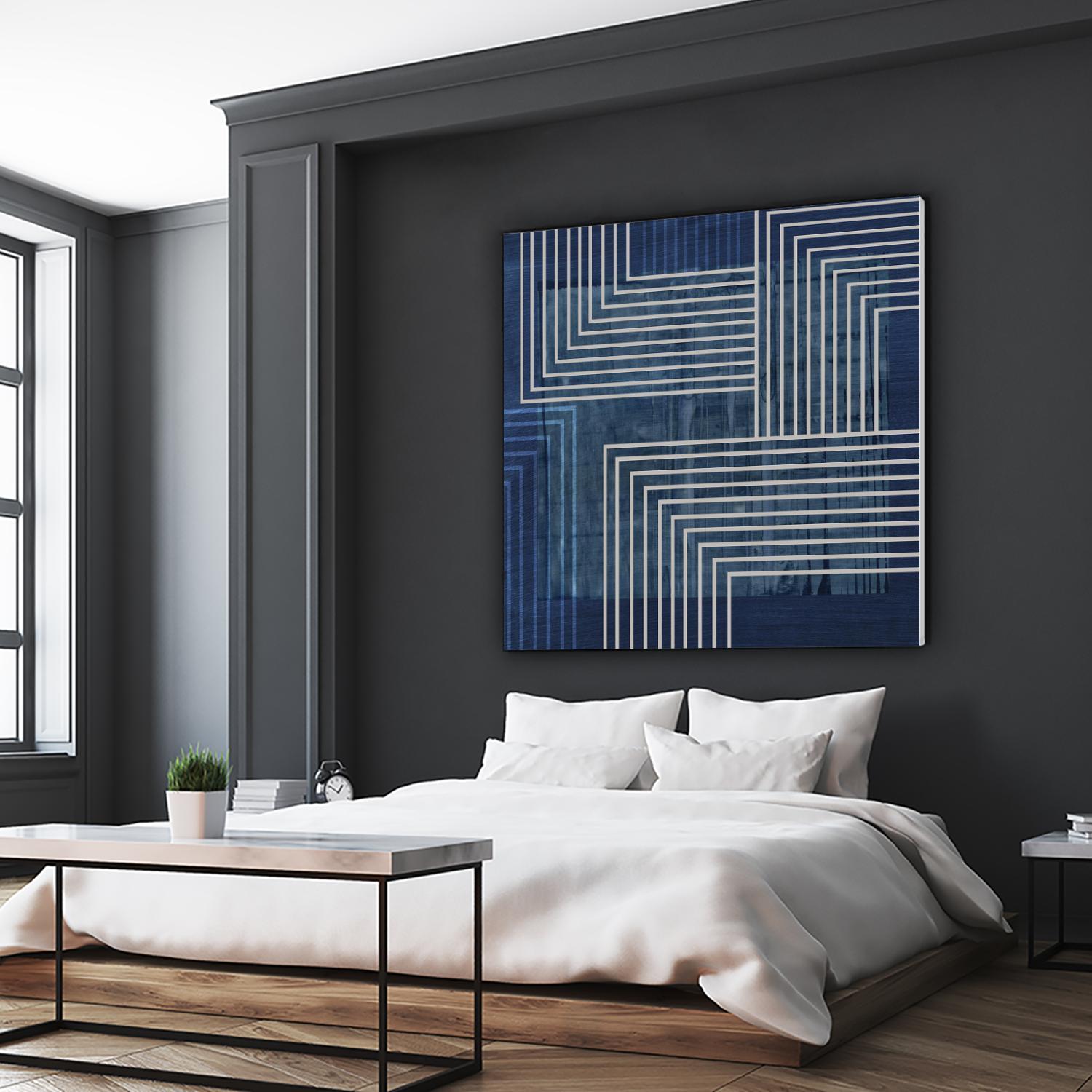 Beneath the Dark Blue Waves II by PI Studio on GIANT ART - abstract