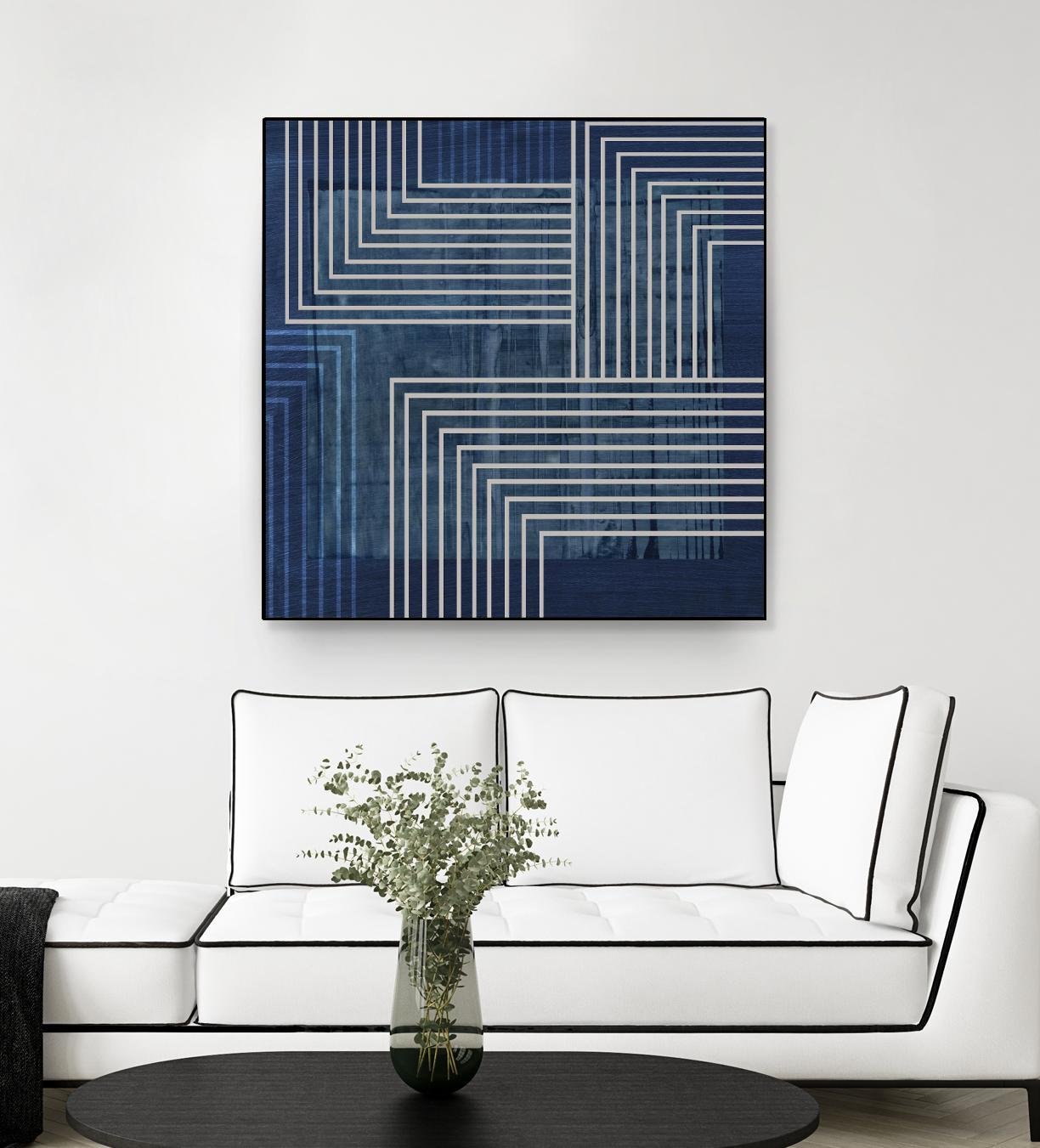 Beneath the Dark Blue Waves II by PI Studio on GIANT ART - abstract