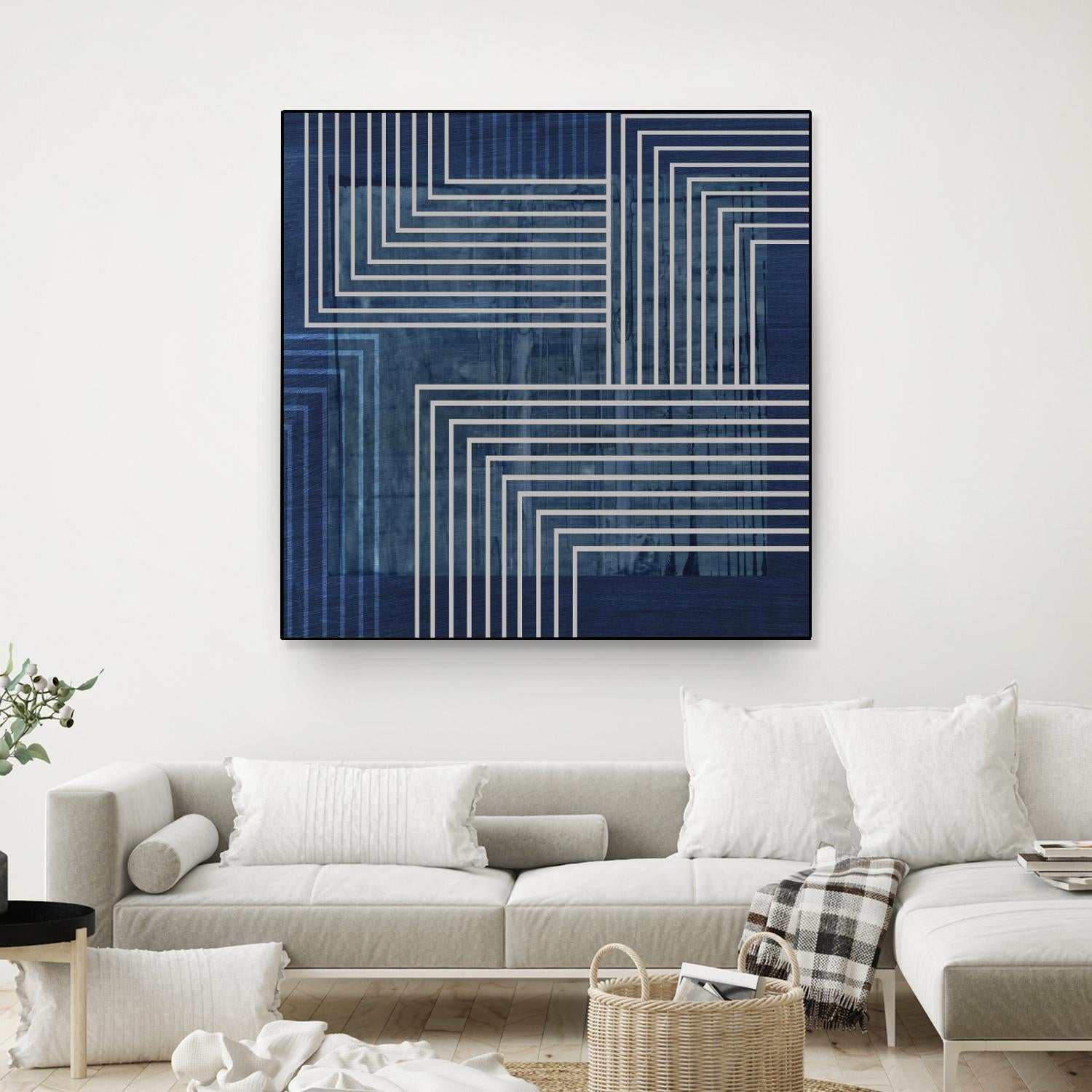 Beneath the Dark Blue Waves II by PI Studio on GIANT ART - abstract