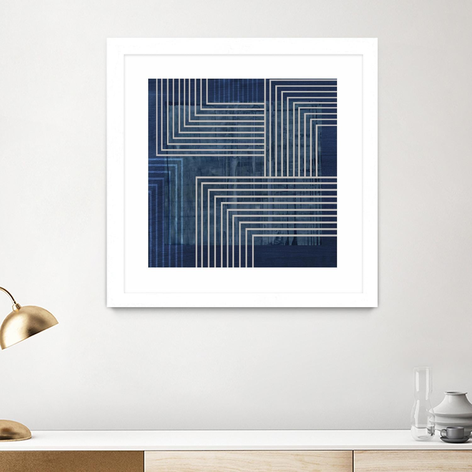 Beneath the Dark Blue Waves II by PI Studio on GIANT ART - abstract