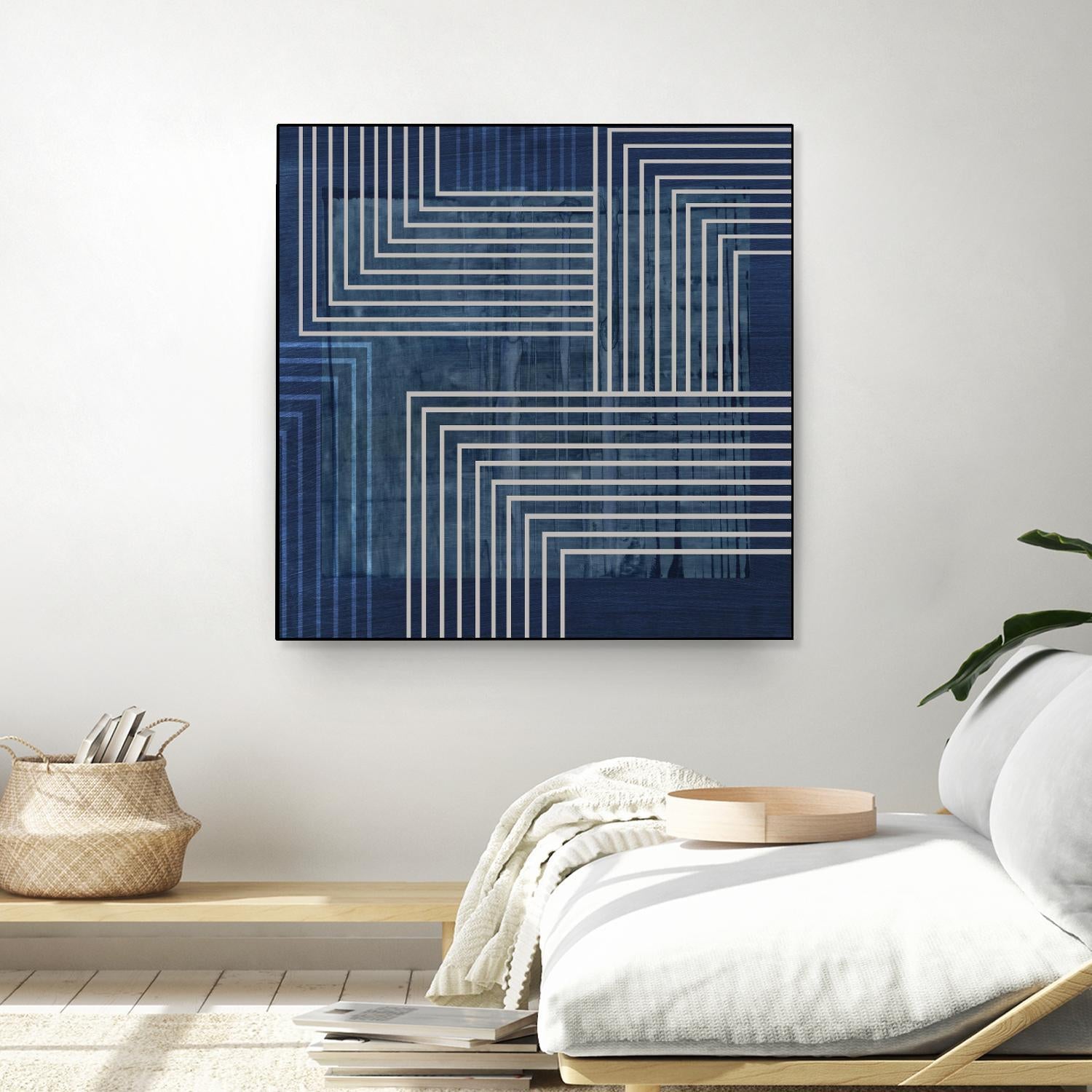 Beneath the Dark Blue Waves II by PI Studio on GIANT ART - abstract