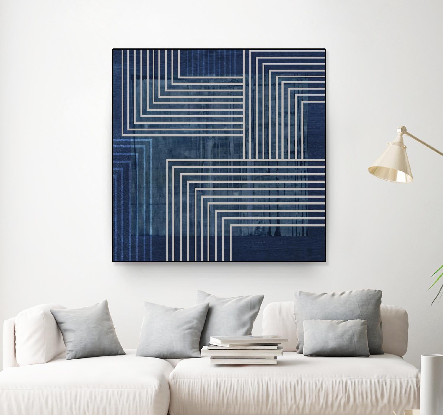 Beneath the Dark Blue Waves II by PI Studio on GIANT ART - abstract