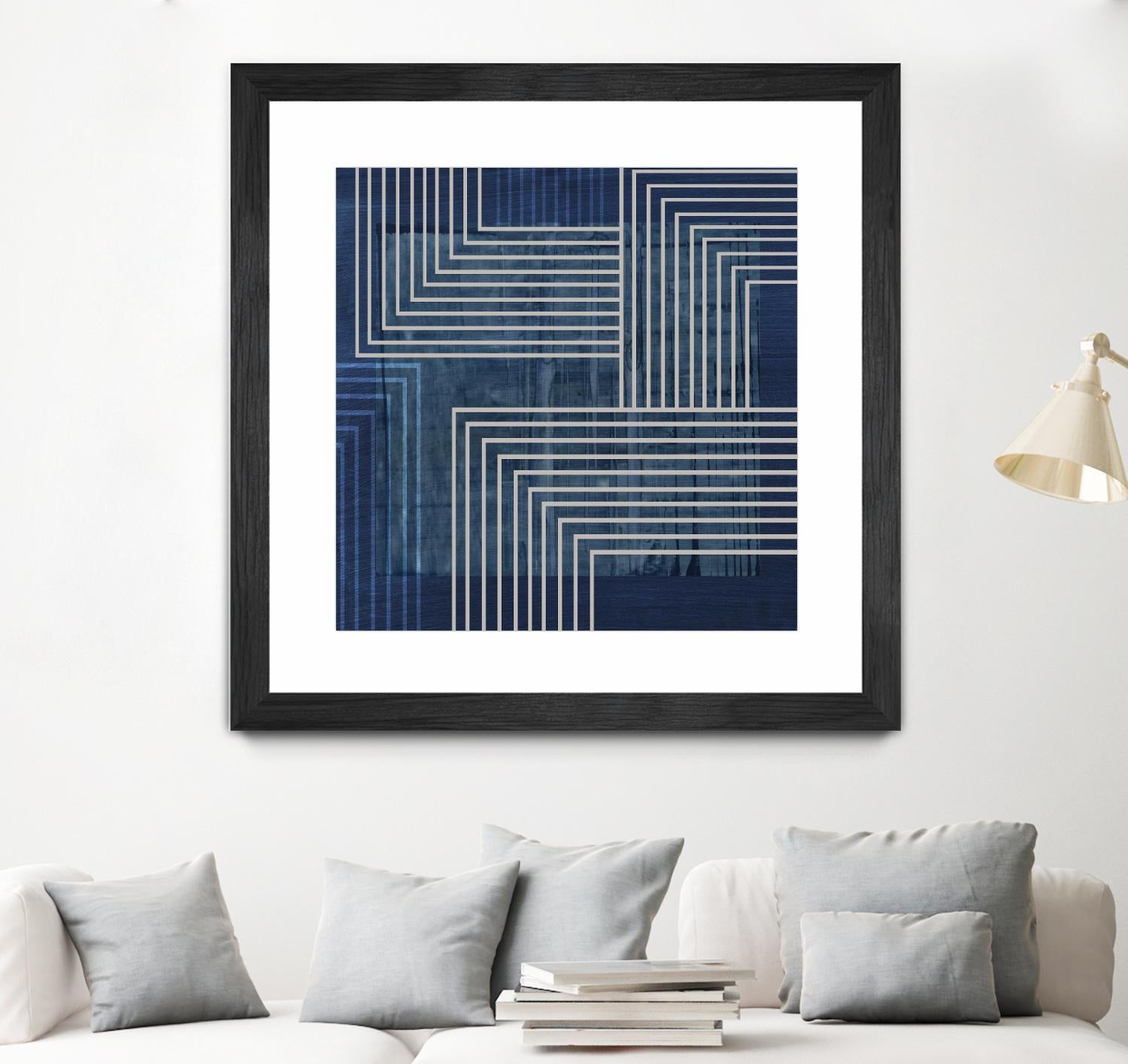 Beneath the Dark Blue Waves II by PI Studio on GIANT ART - abstract