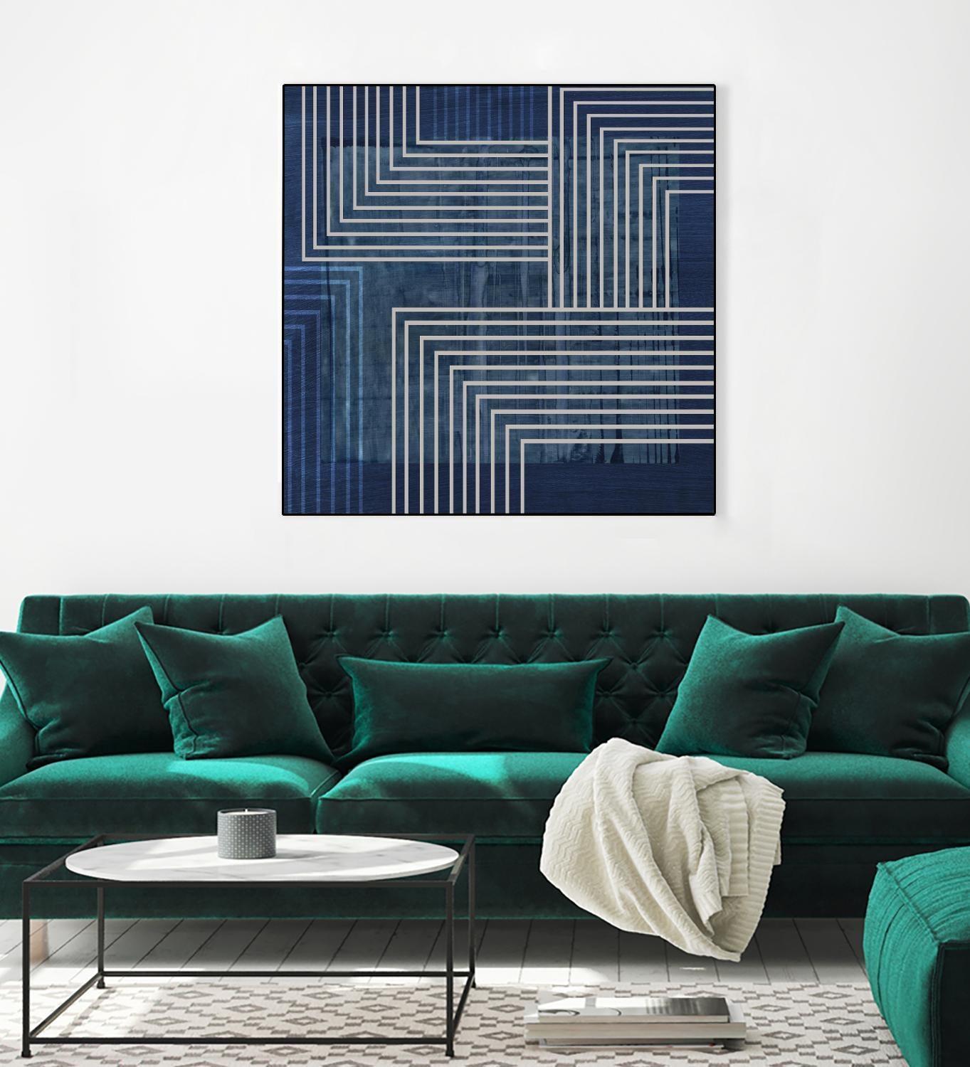 Beneath the Dark Blue Waves II by PI Studio on GIANT ART - abstract