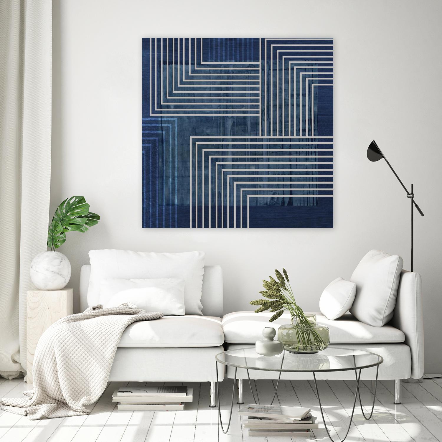 Beneath the Dark Blue Waves II by PI Studio on GIANT ART - abstract